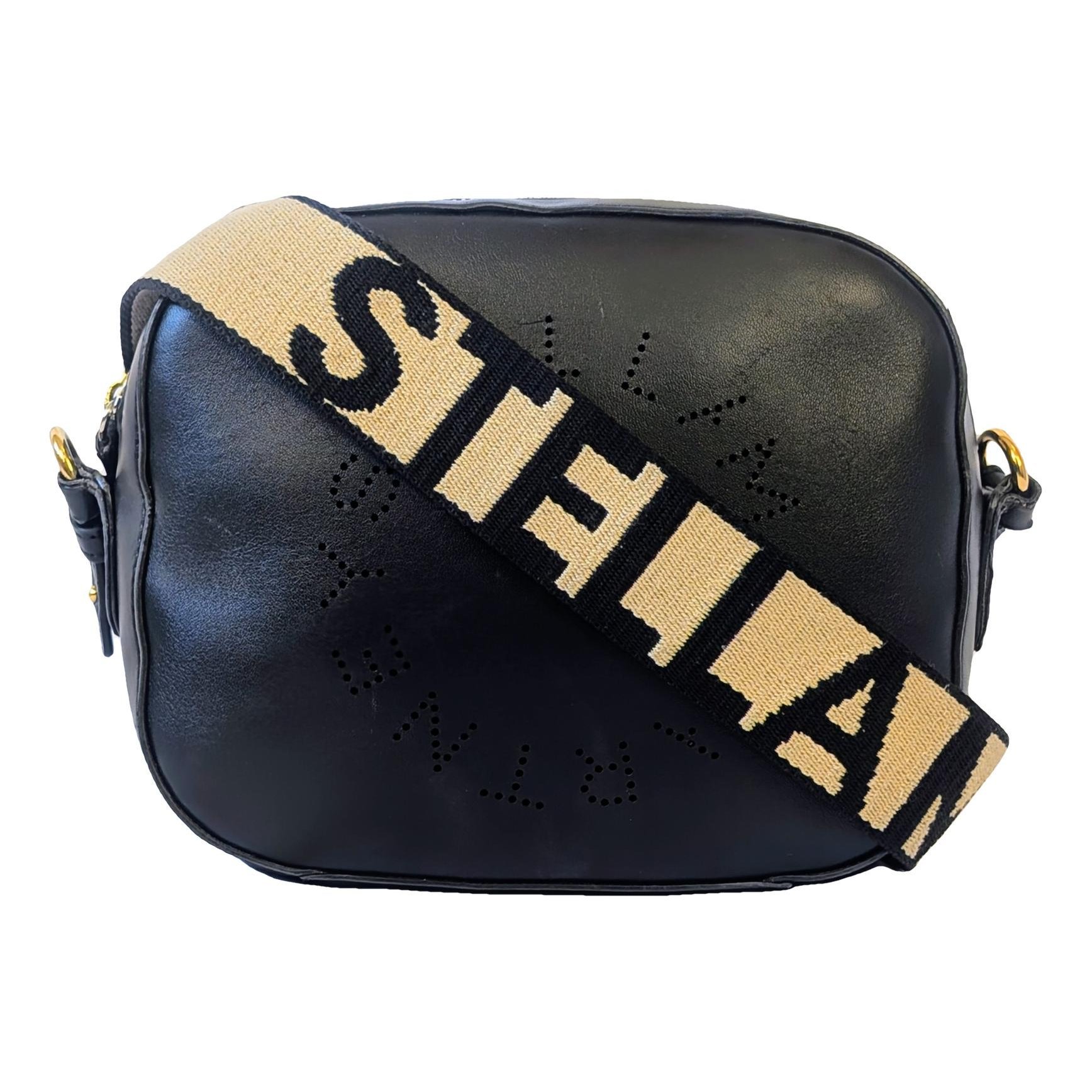 Logo vegan leather crossbody bag