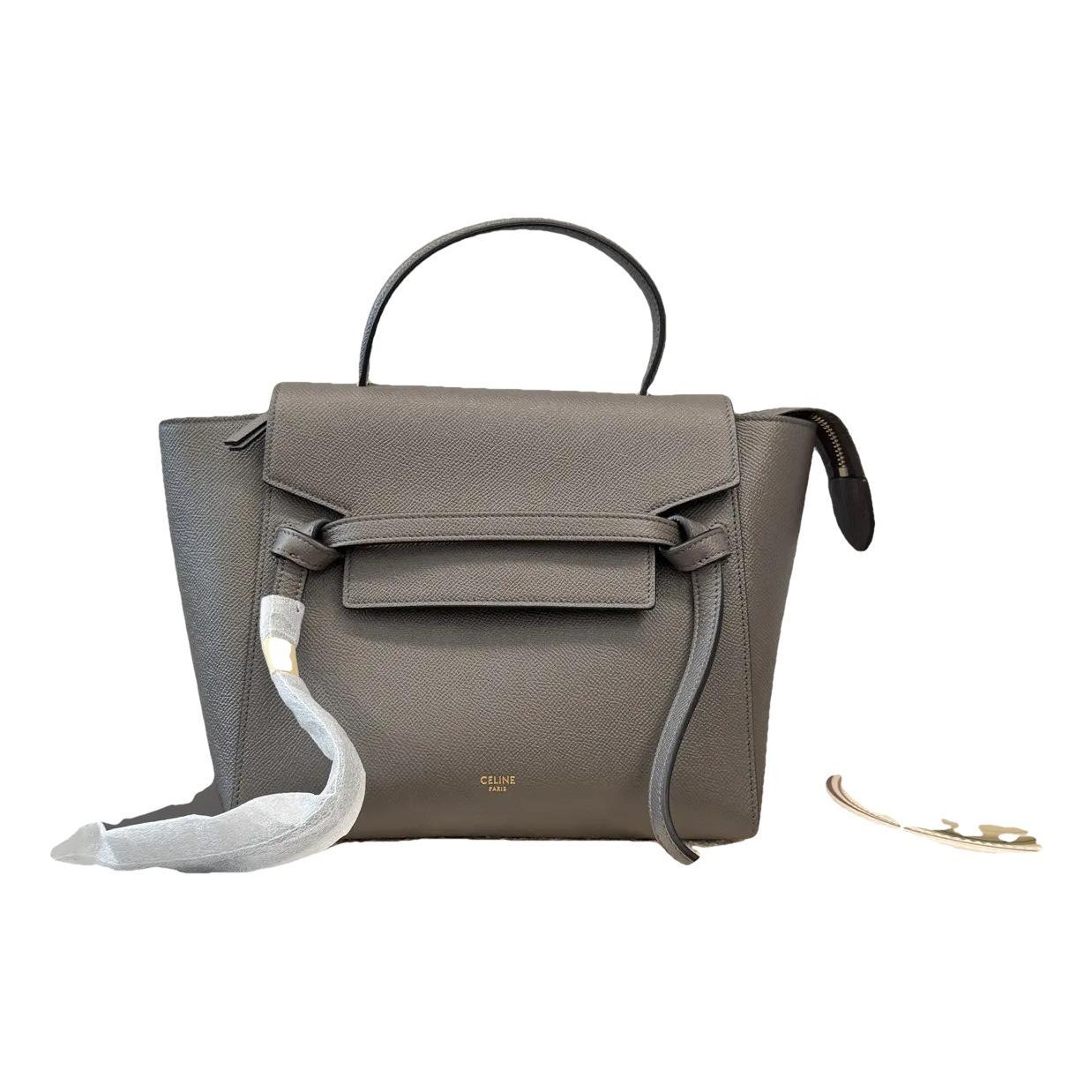 Belt leather crossbody bag