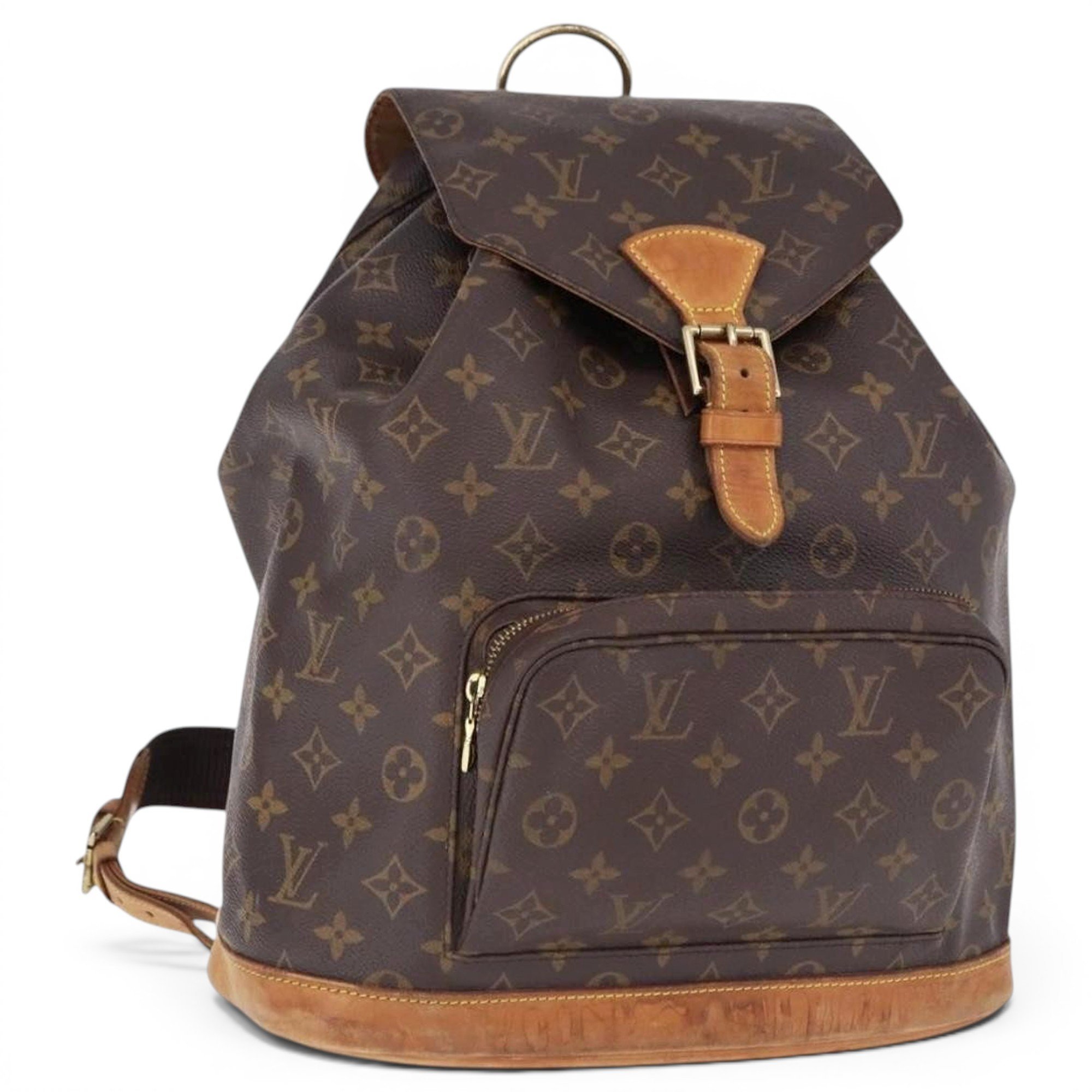 Montsouris leather backpack