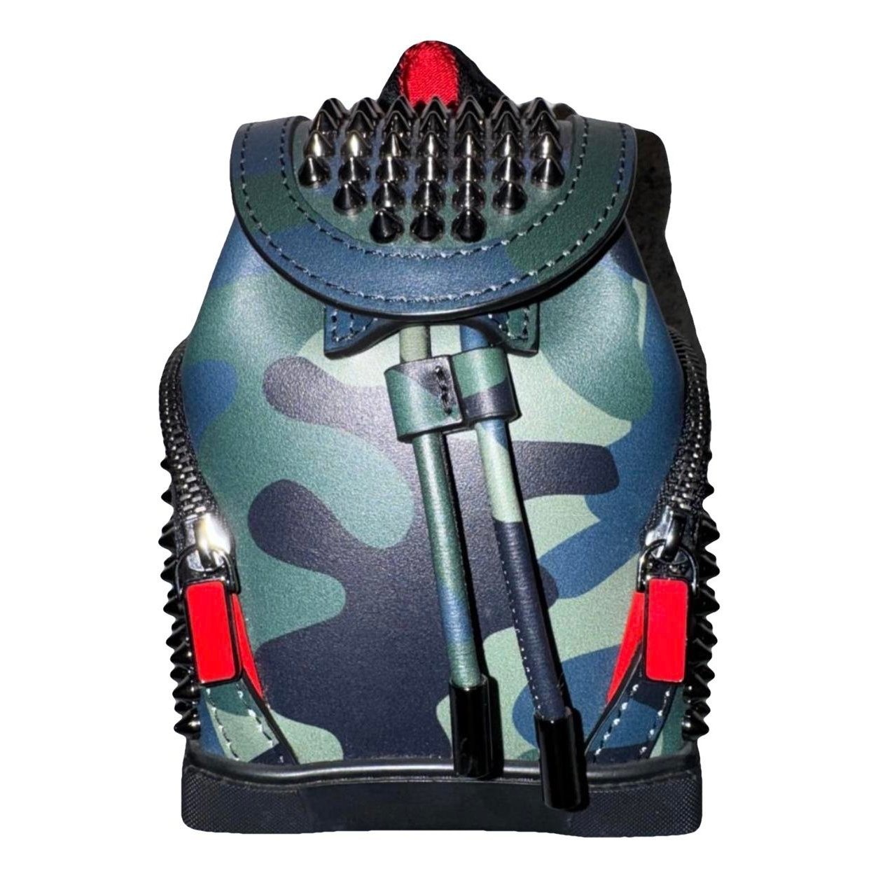 Leather backpack