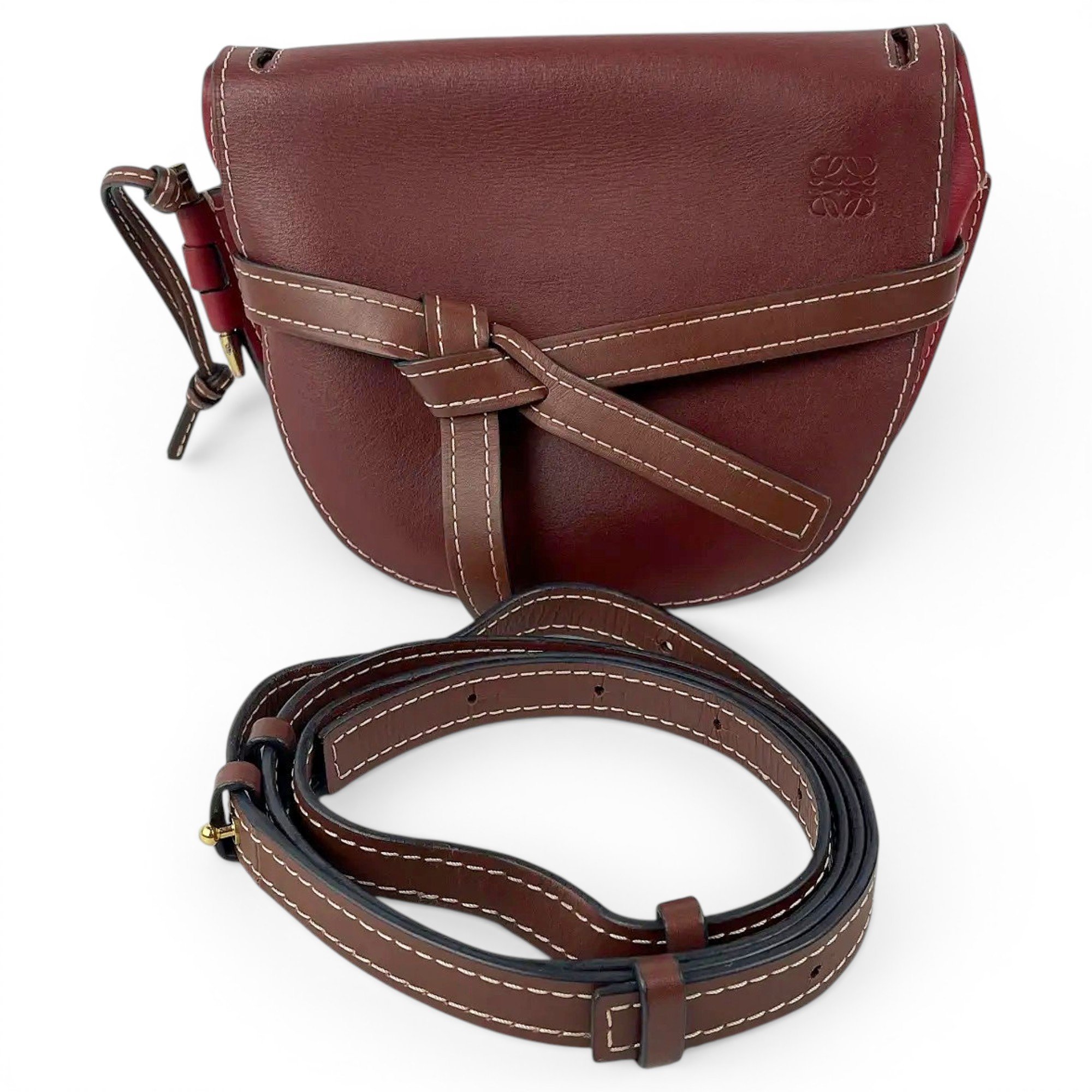 Leather handbag