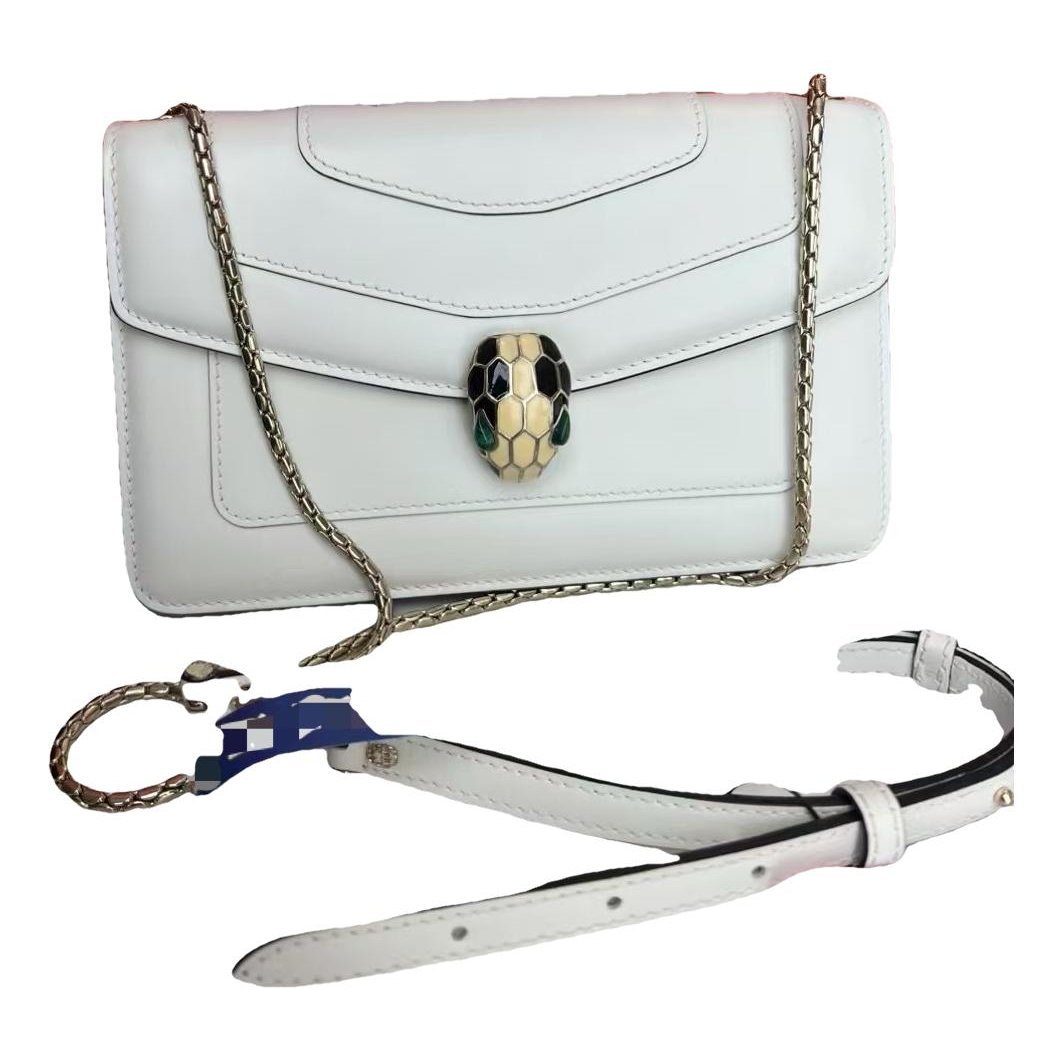 Serpenti leather crossbody bag