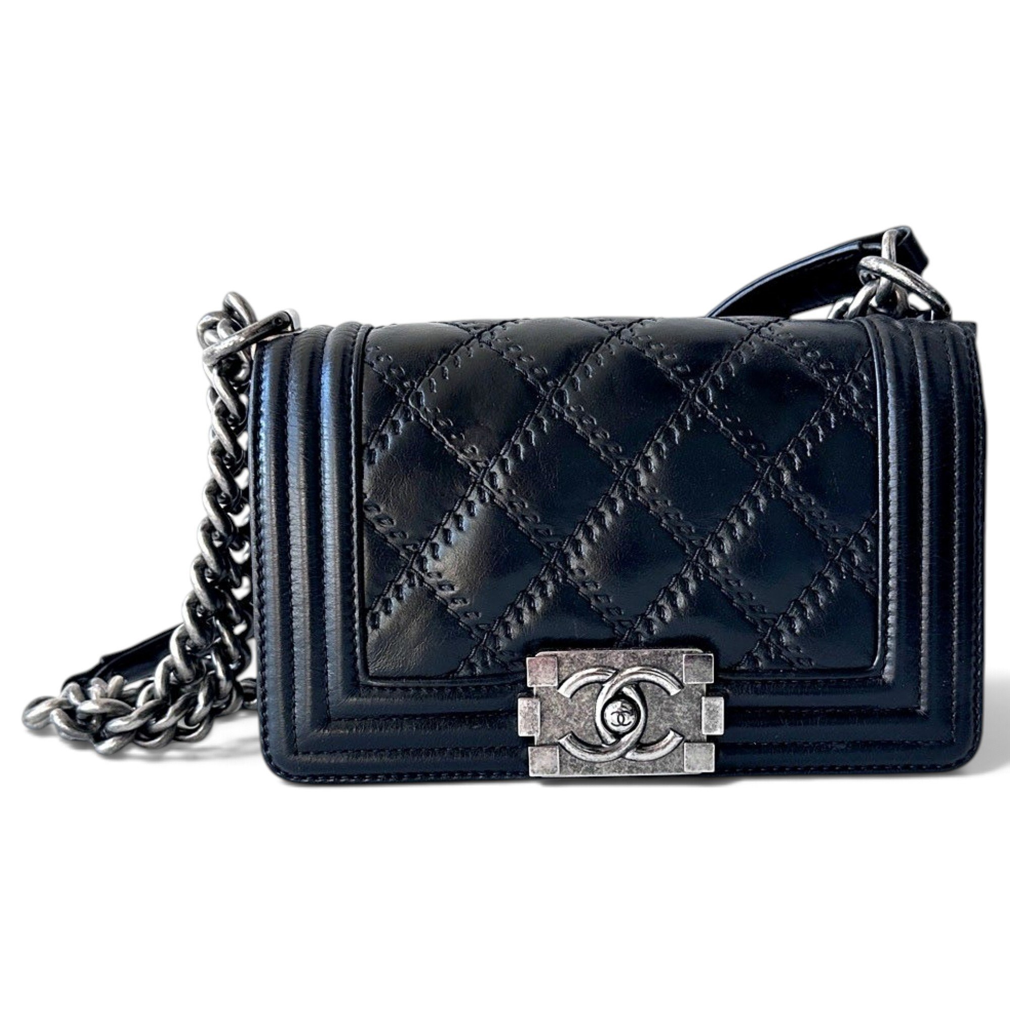 Boy leather handbag