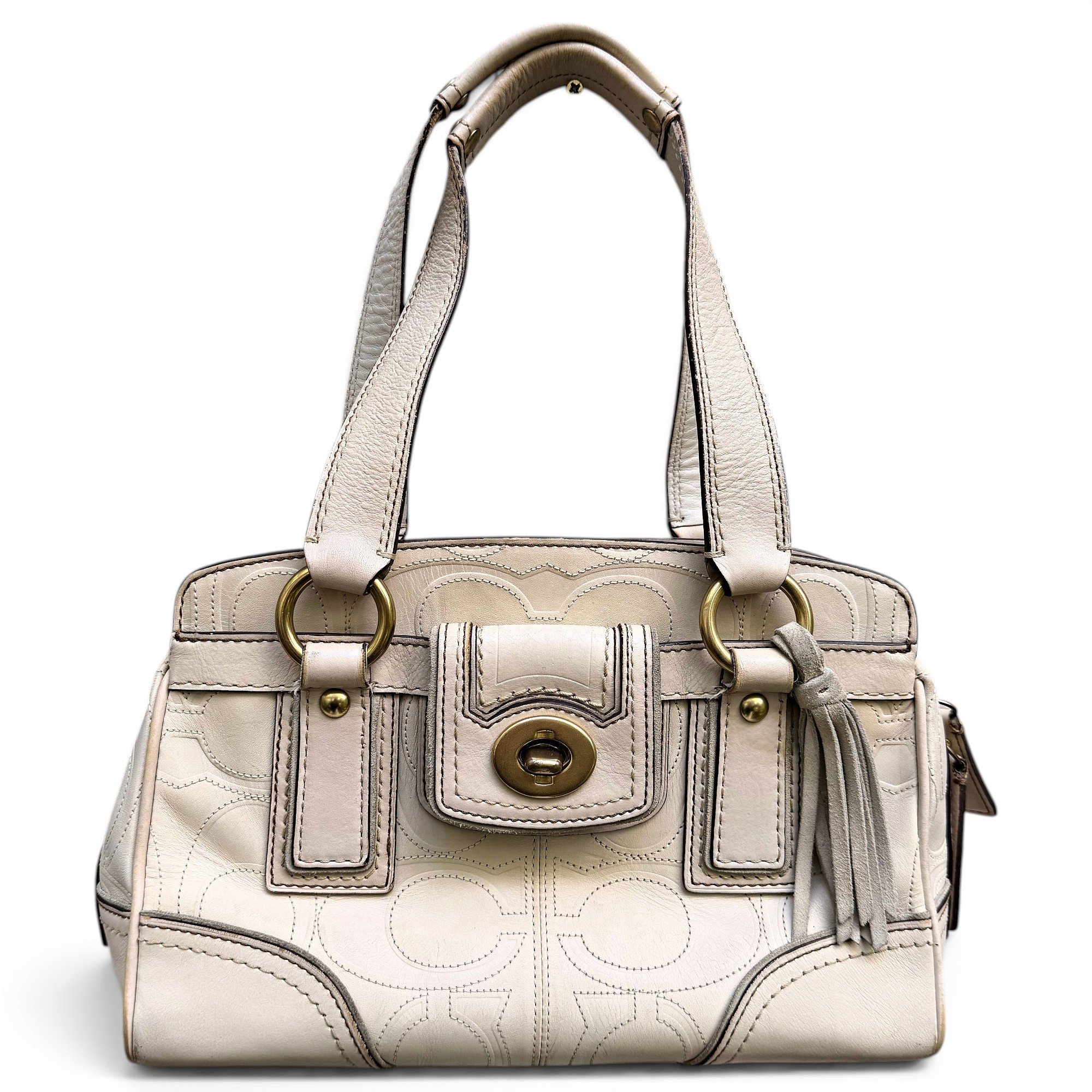 Leather satchel