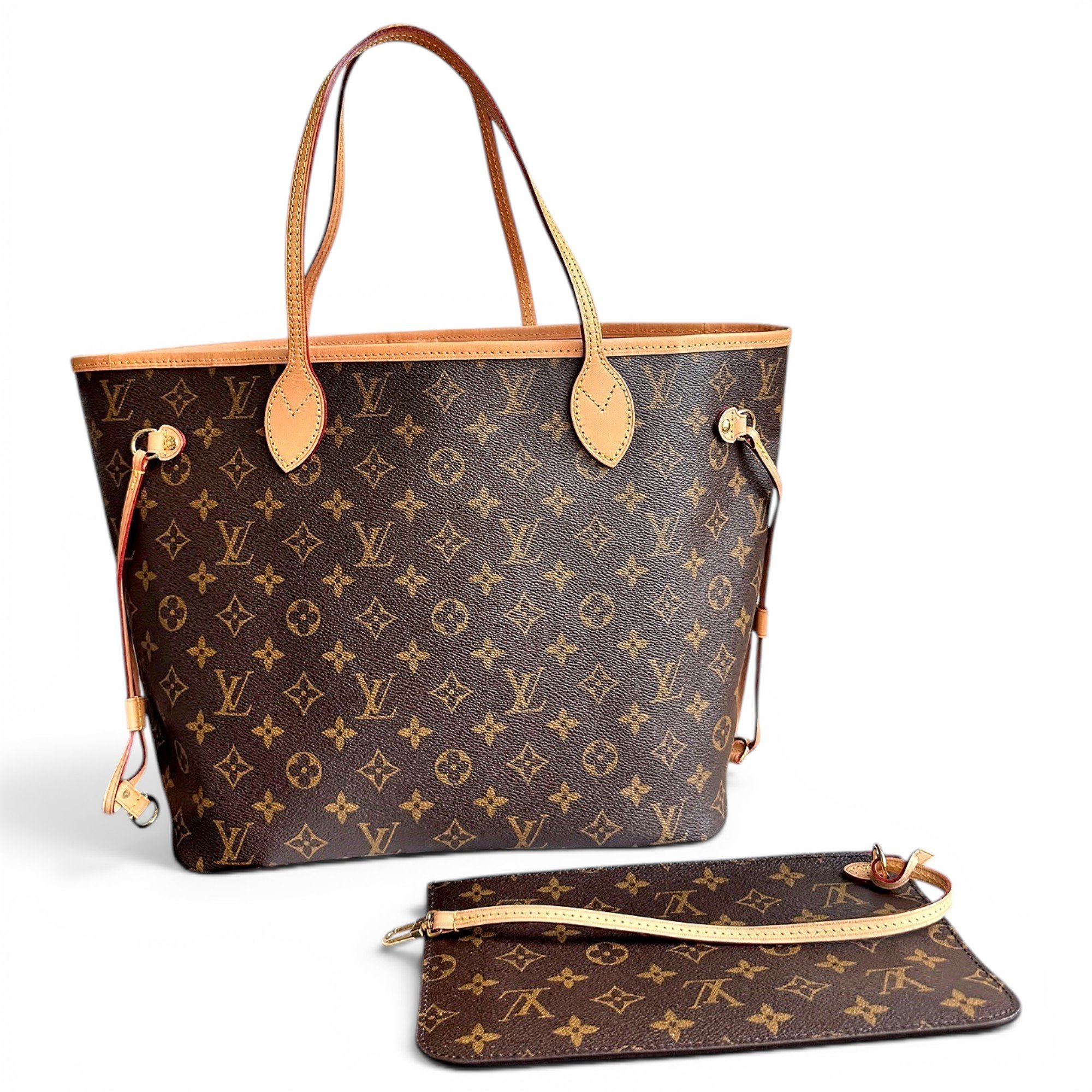 Neverfull leather handbag