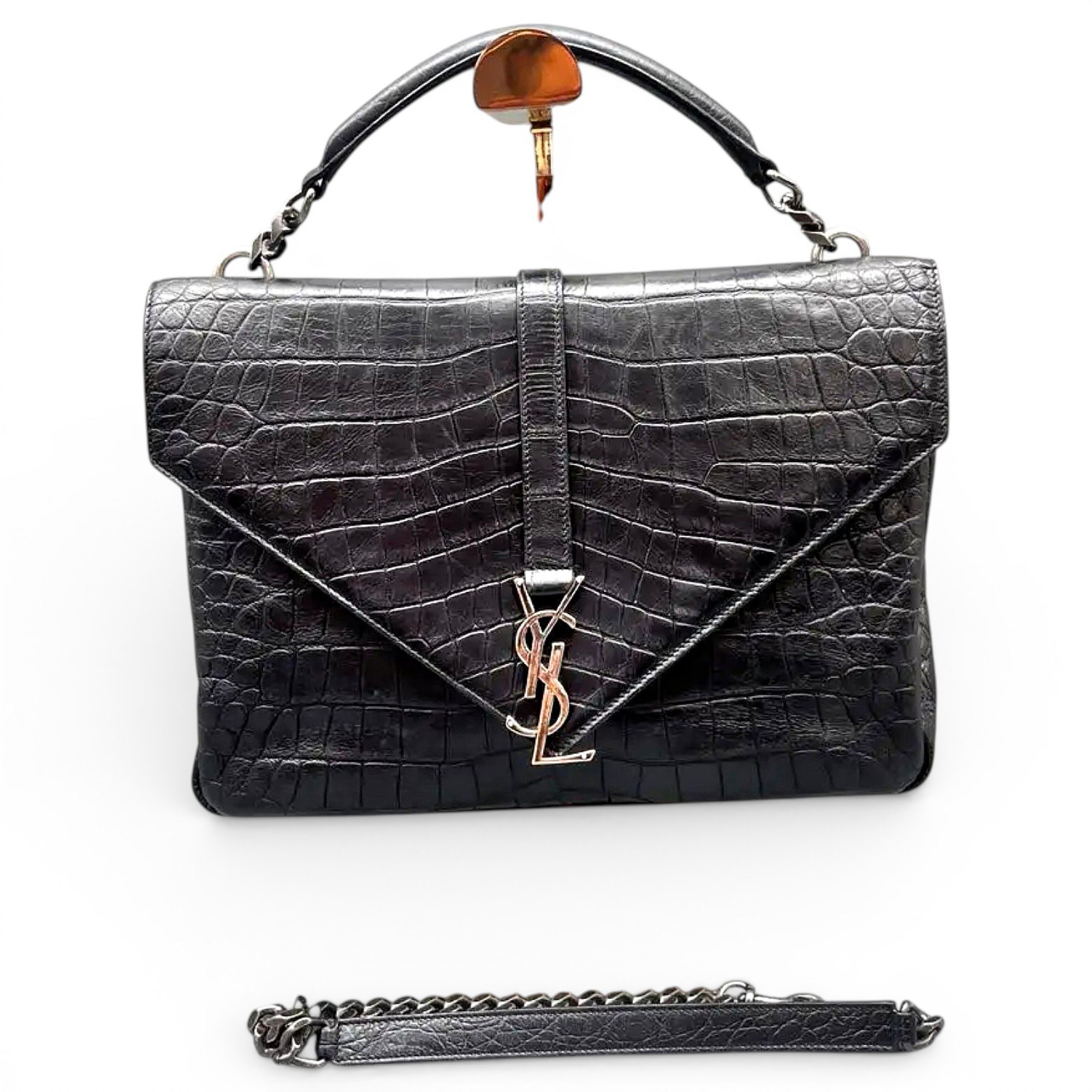 Collége monogramme leather handbag
