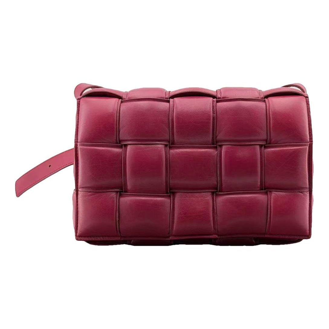 Cassette leather handbag