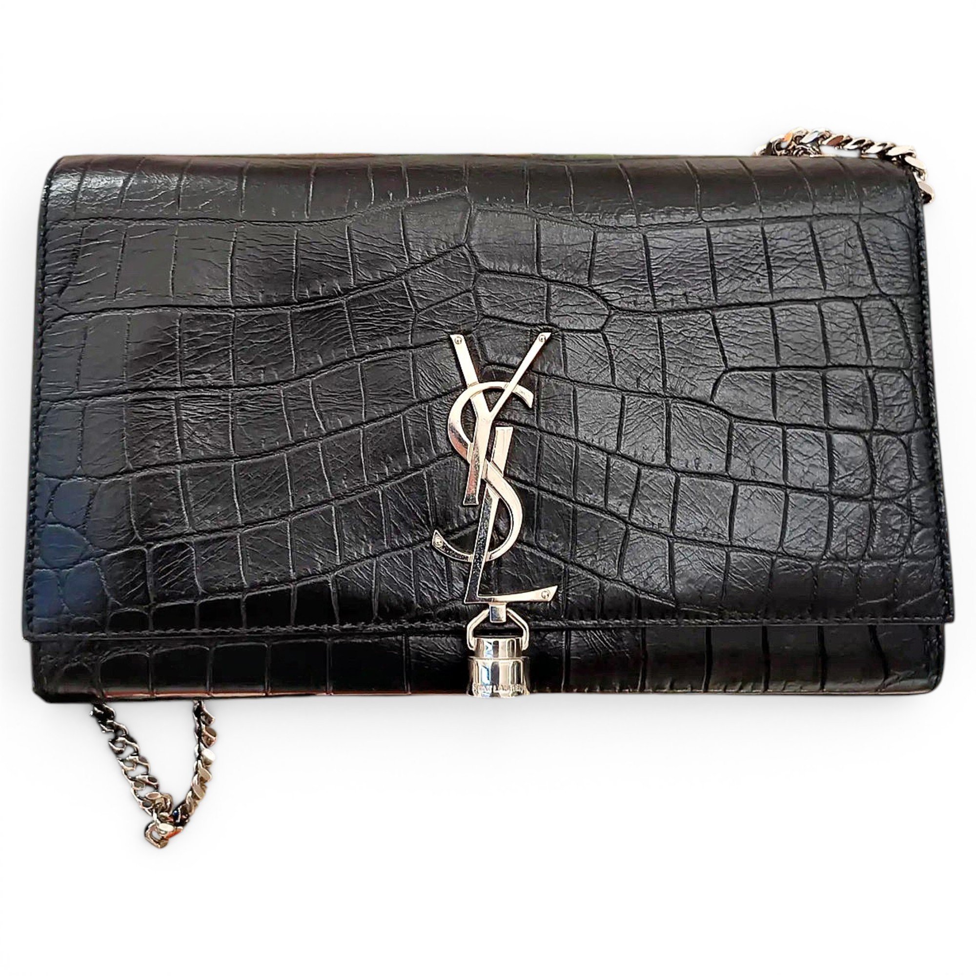 Pompom Kate leather crossbody bag