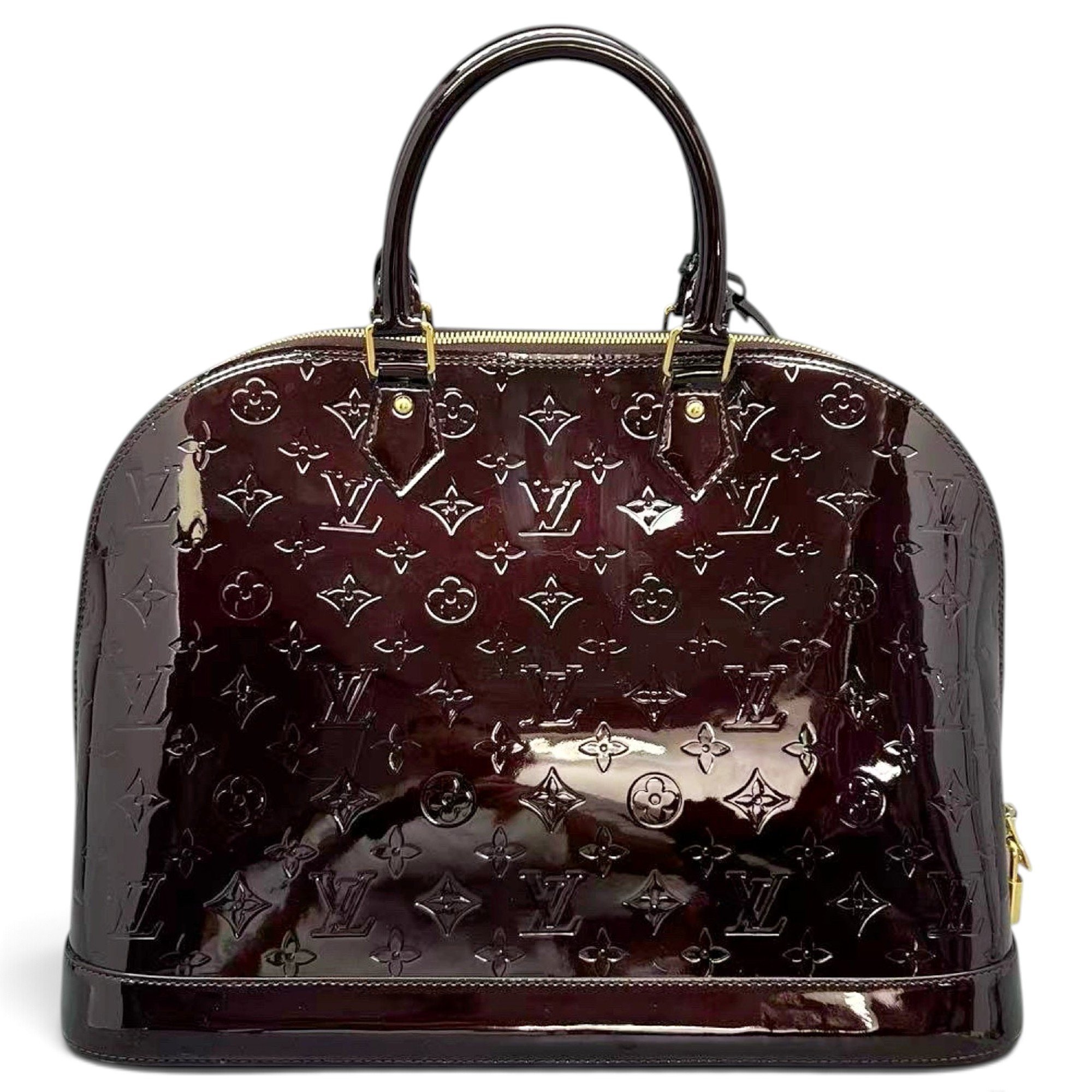 Alma patent leather handbag