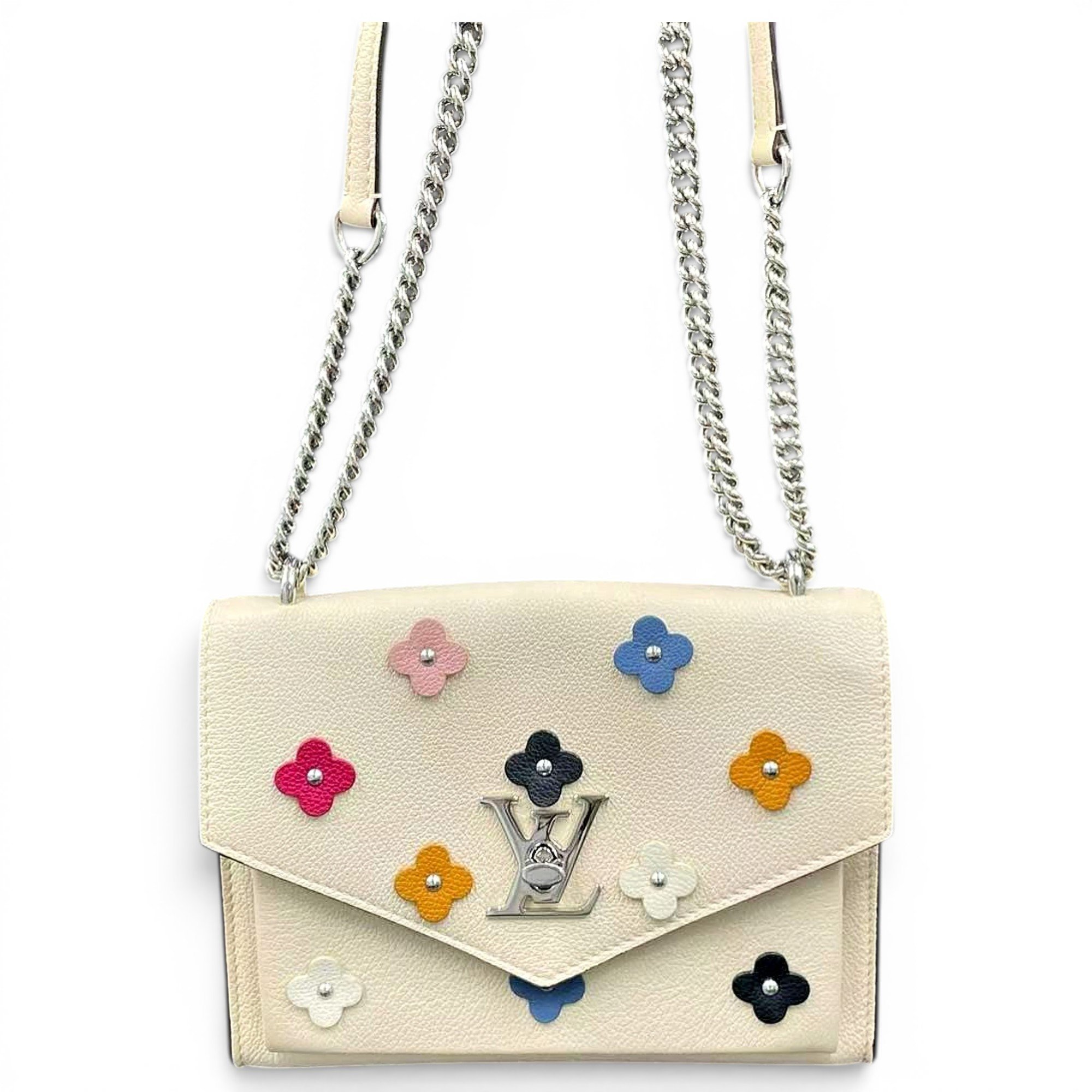 Lockme leather handbag