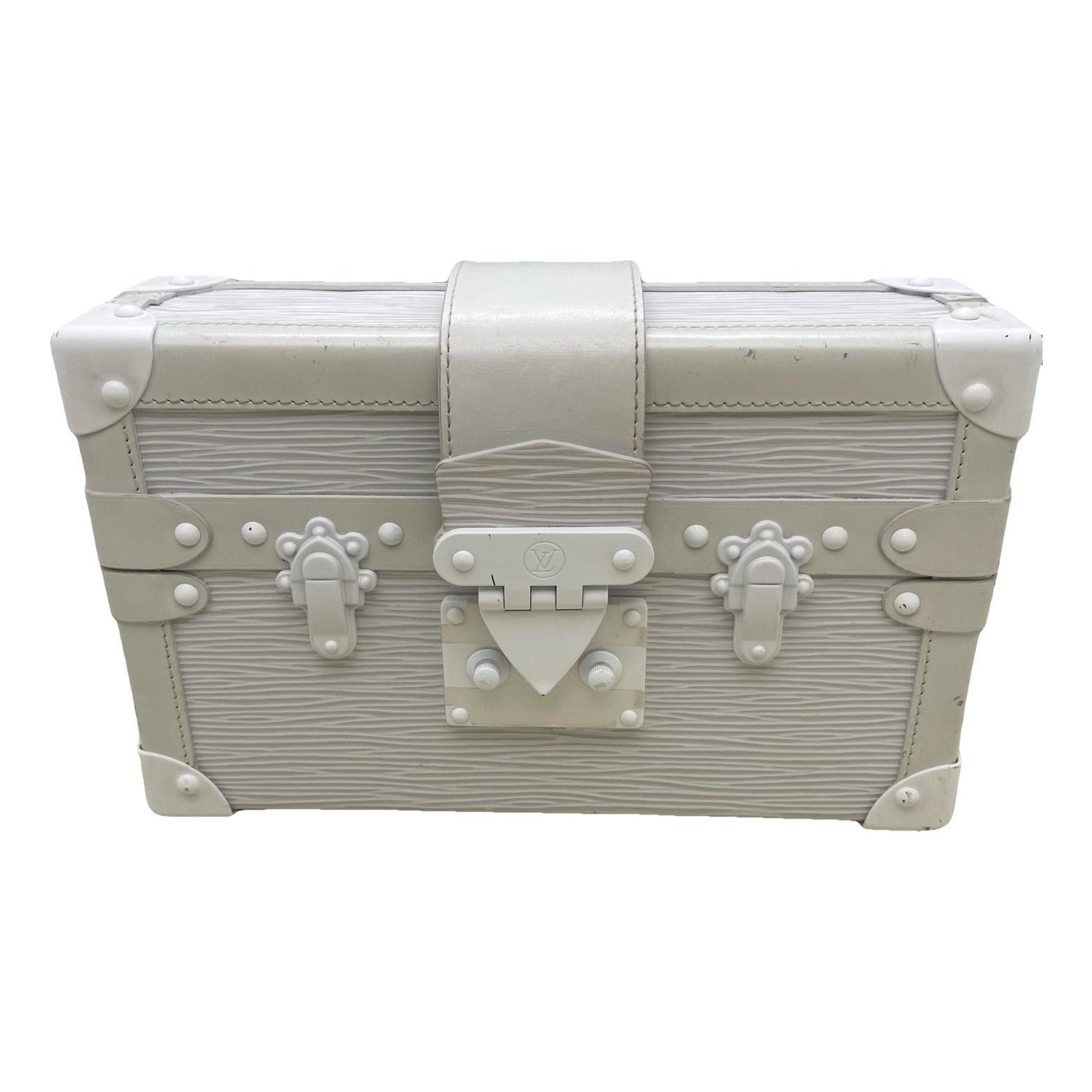 Petite Malle leather handbag