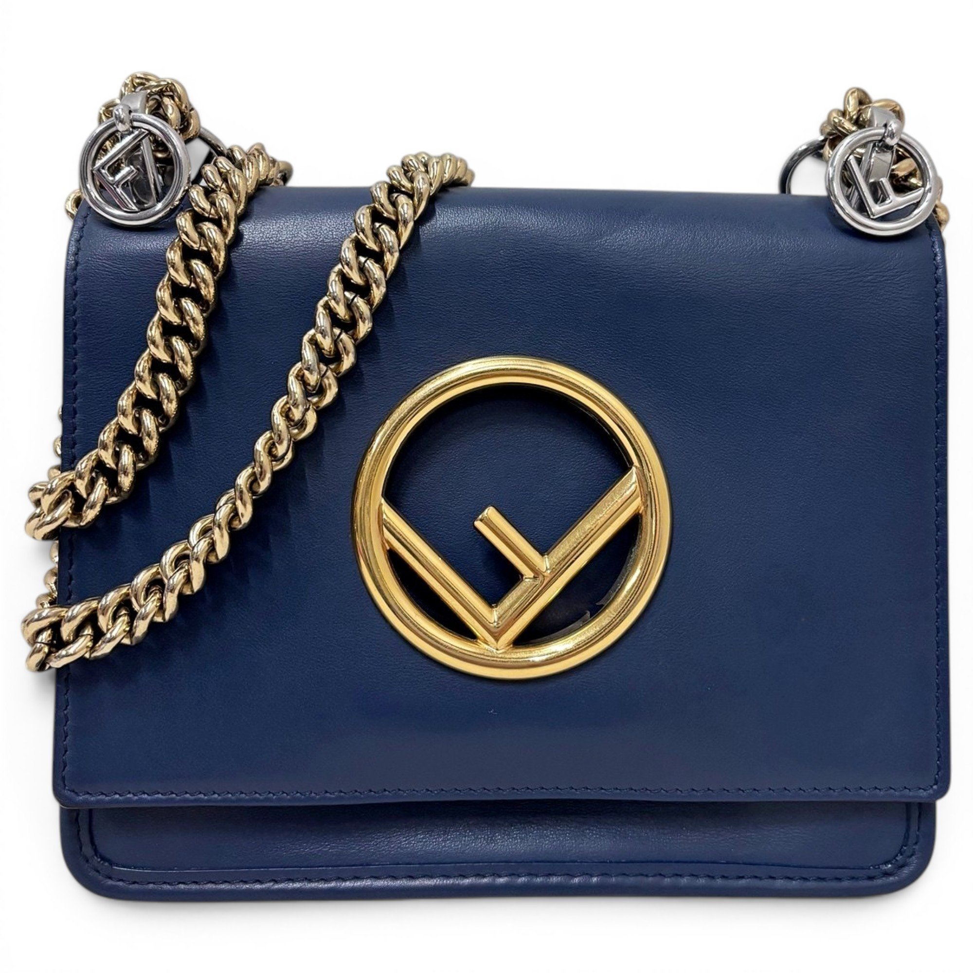 Kan I Logo leather handbag