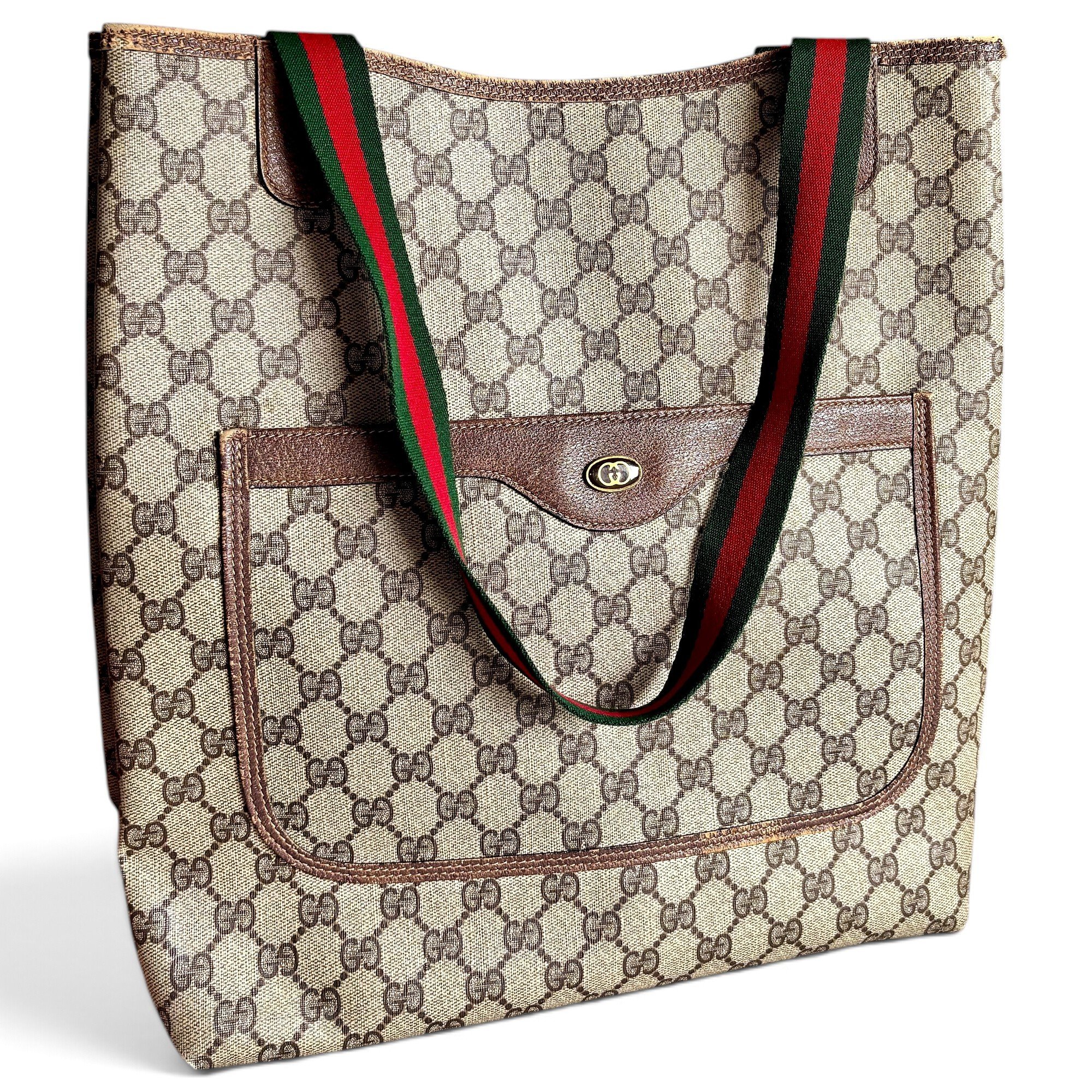 Leather tote