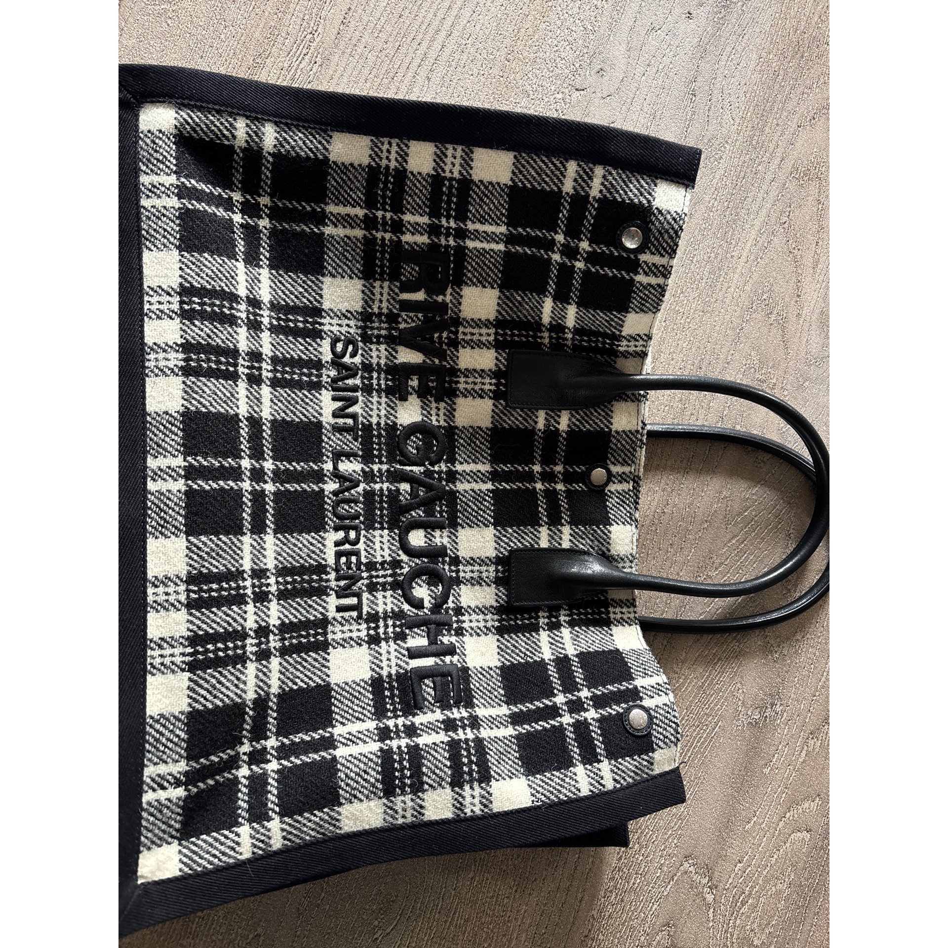 Saint Laurent G Tote wool handbag