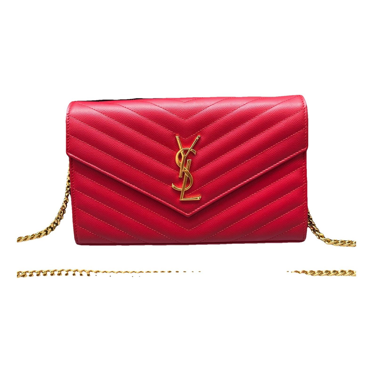 Portefeuille enveloppe leather handbag