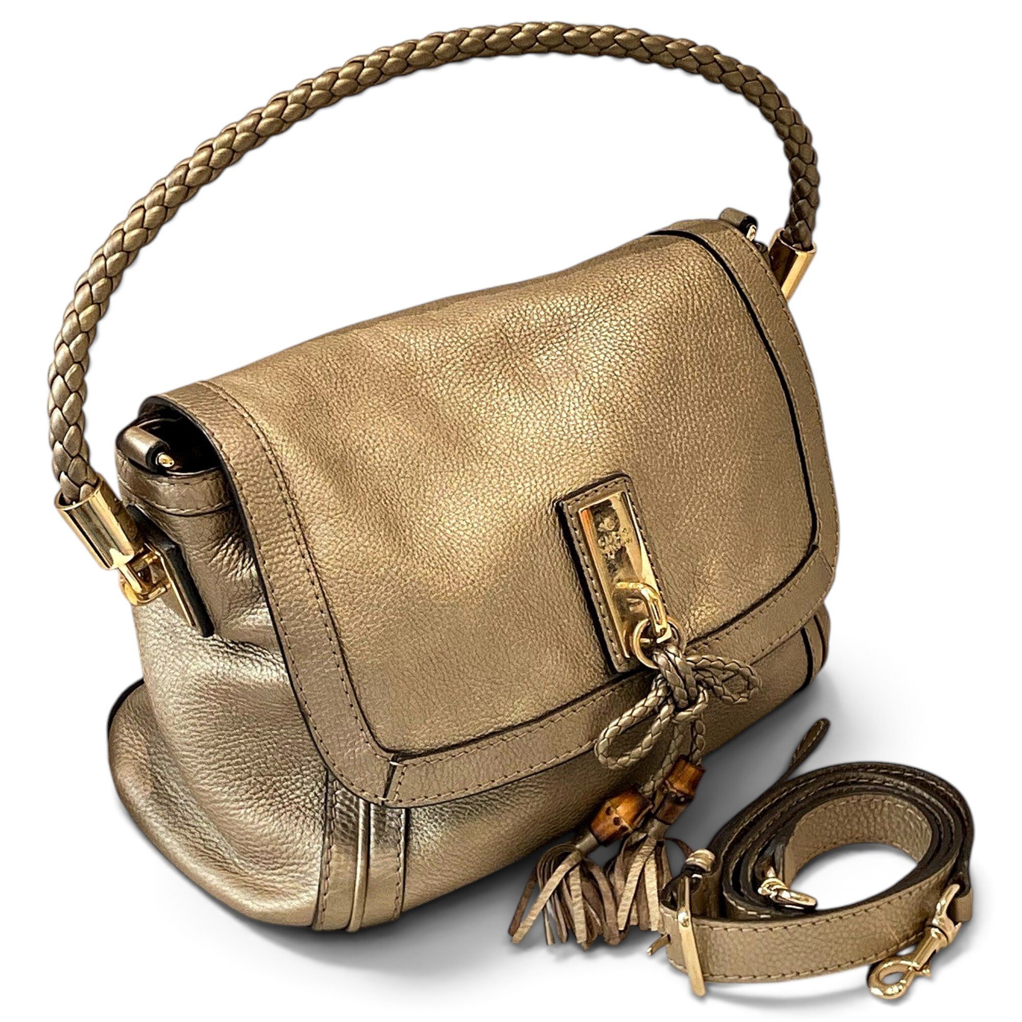 Leather handbag
