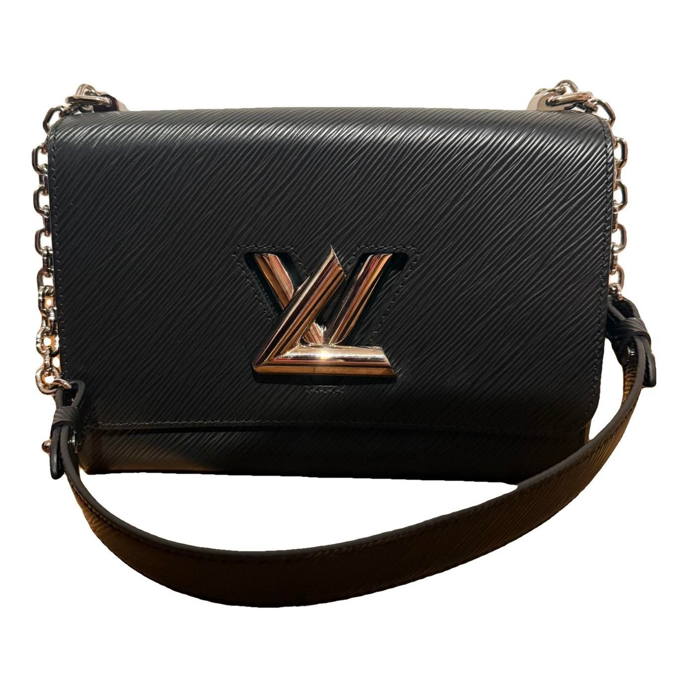 Twist leather crossbody bag