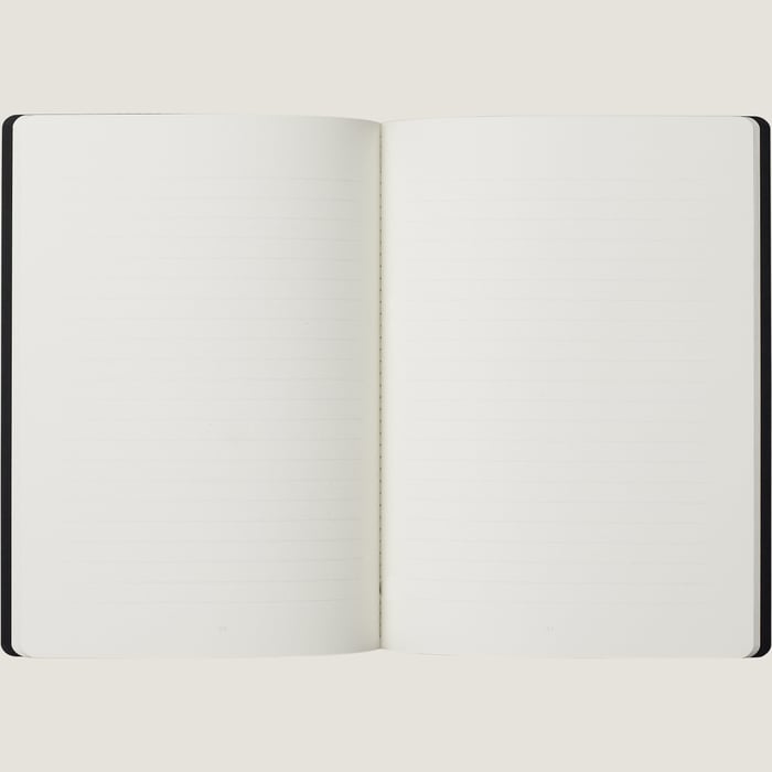 Noir Grain d'H MM Lined Notebook