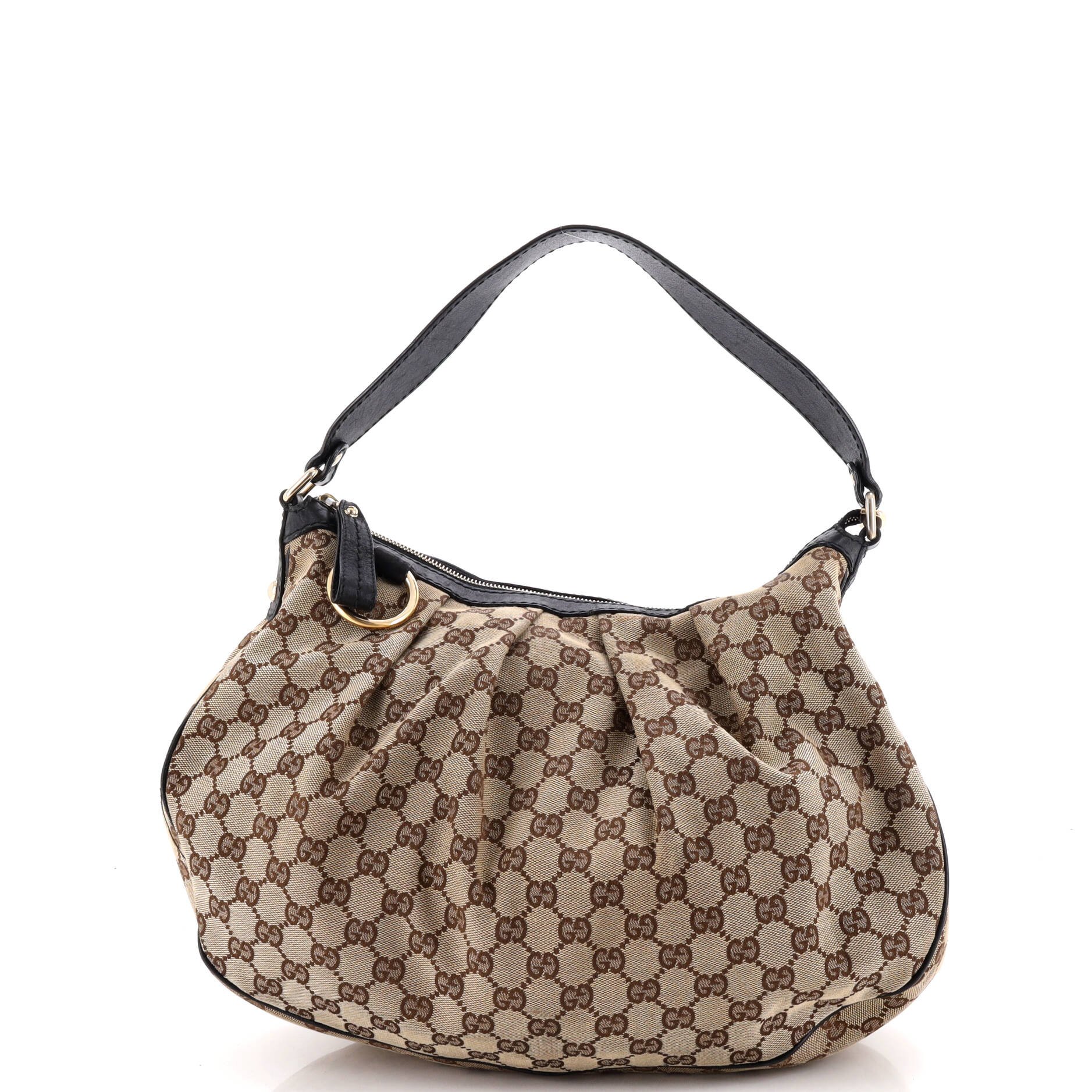 Sukey Hobo GG Canvas with Leather Medium