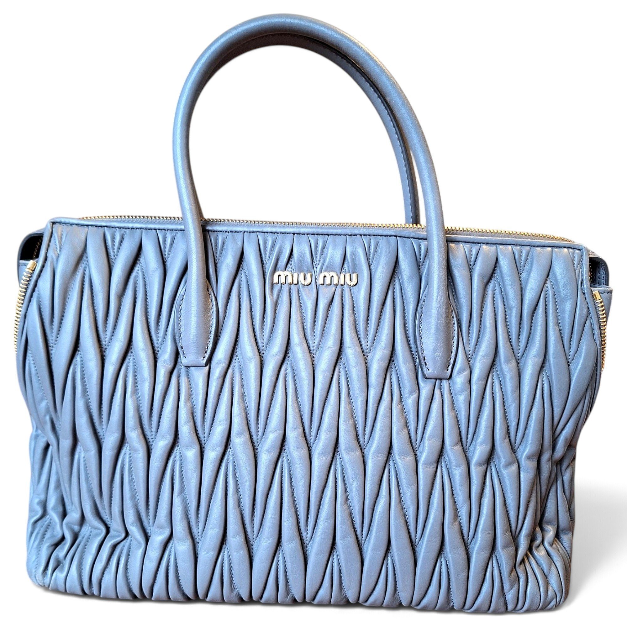Miu Miu Matelassé leather handbag