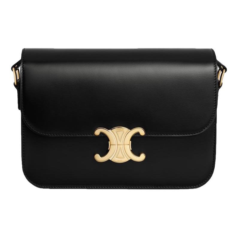Triomphe leather handbag
