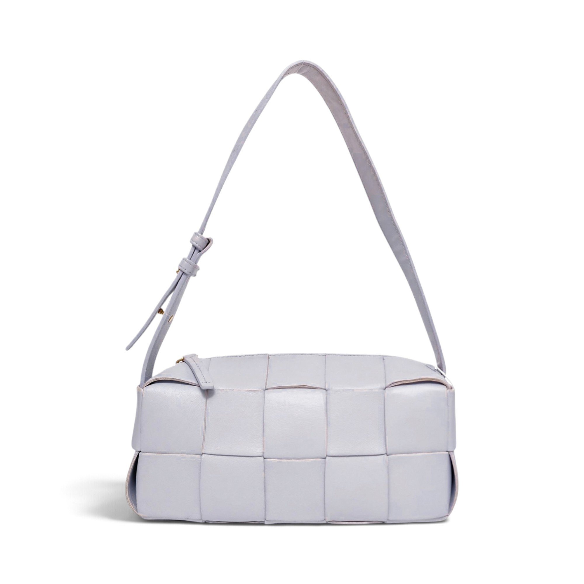 Cassette leather handbag