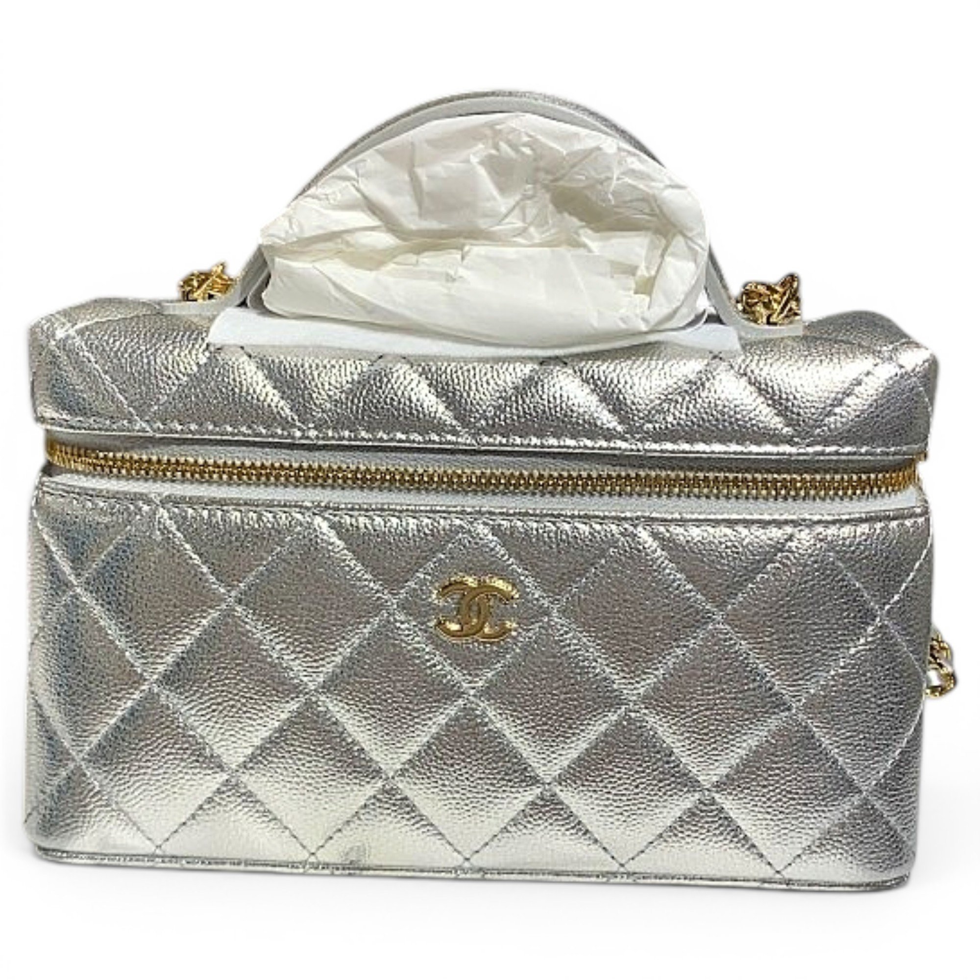 Vanity leather crossbody bag
