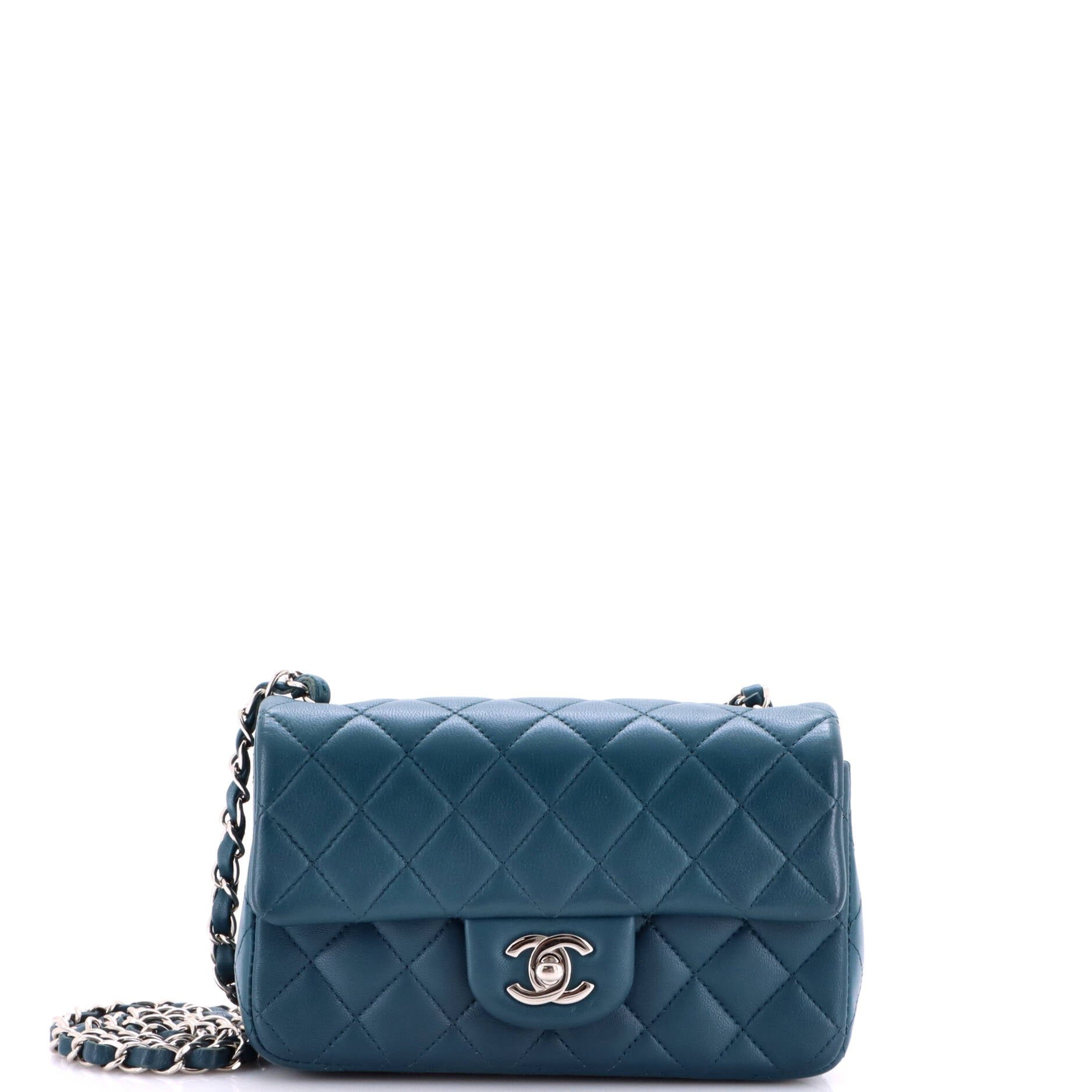 Classic Single Flap Bag Quilted Lambskin Mini