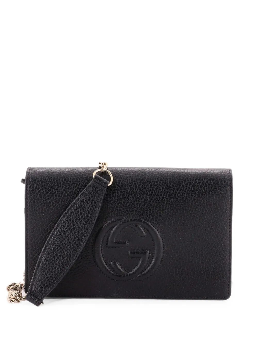 Soho Wallet on Chain Leather crossbody bag