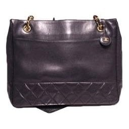 Leather tote