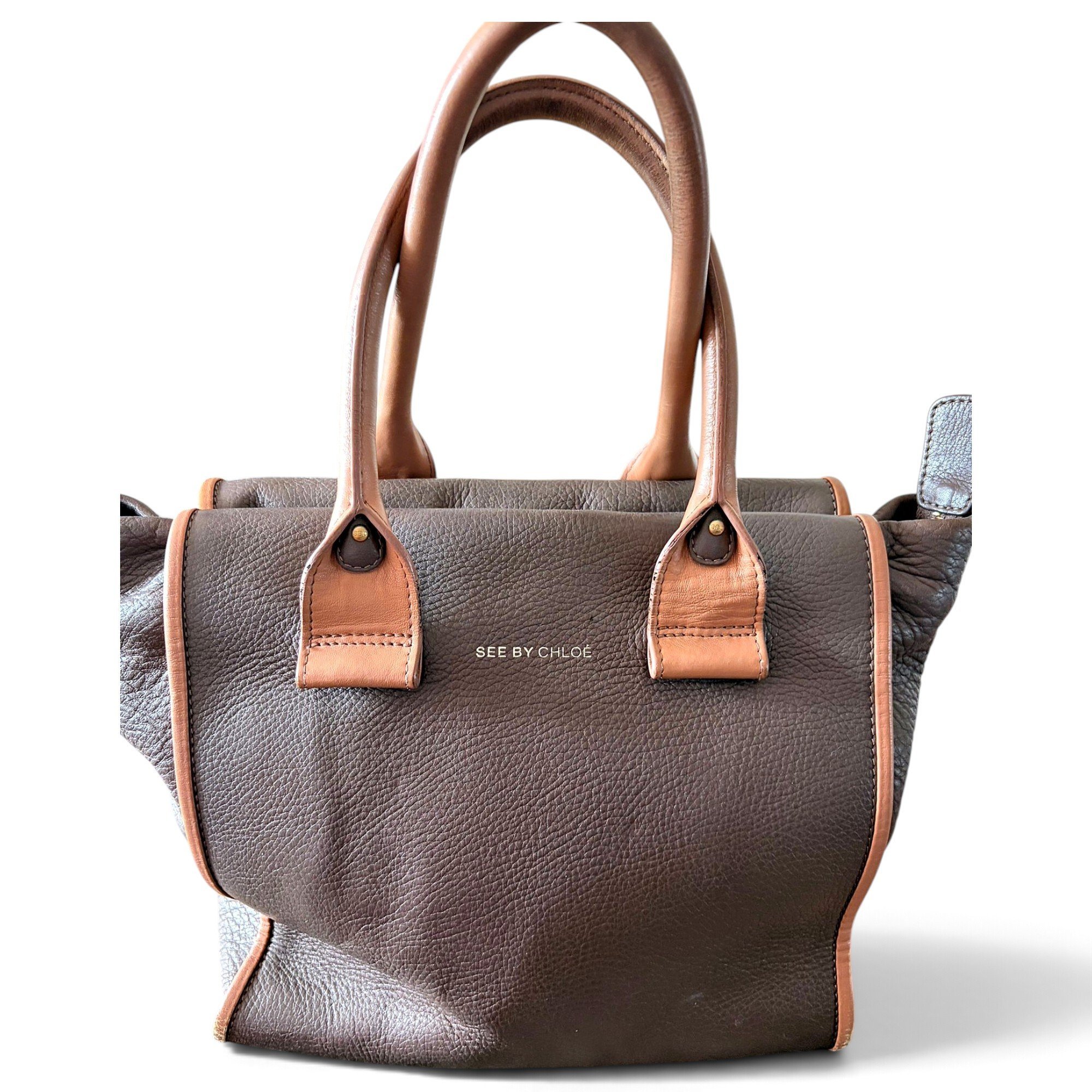 Leather handbag