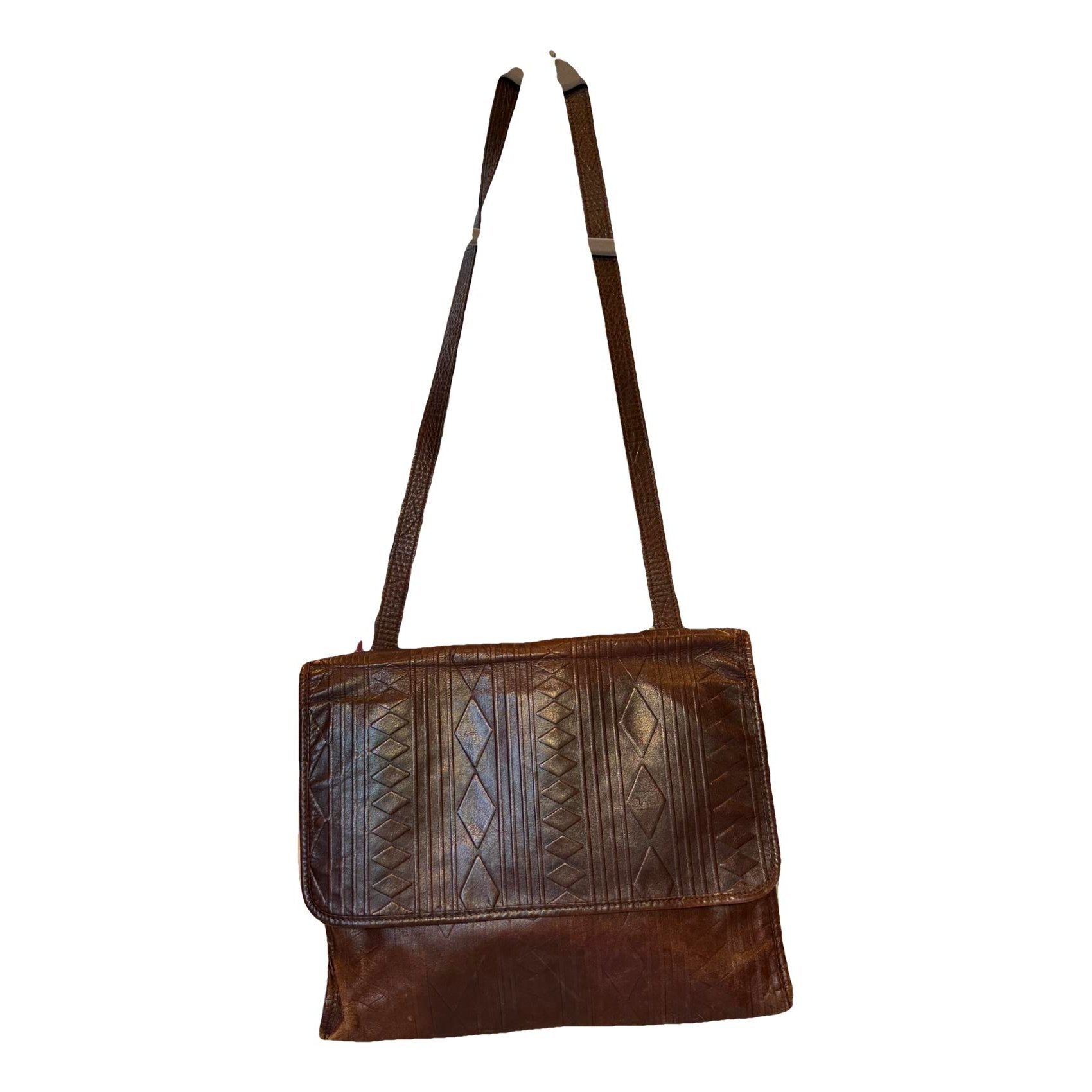 Leather crossbody bag