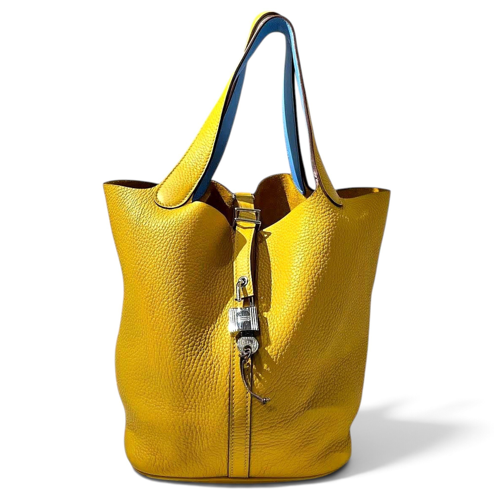 Picotin leather handbag