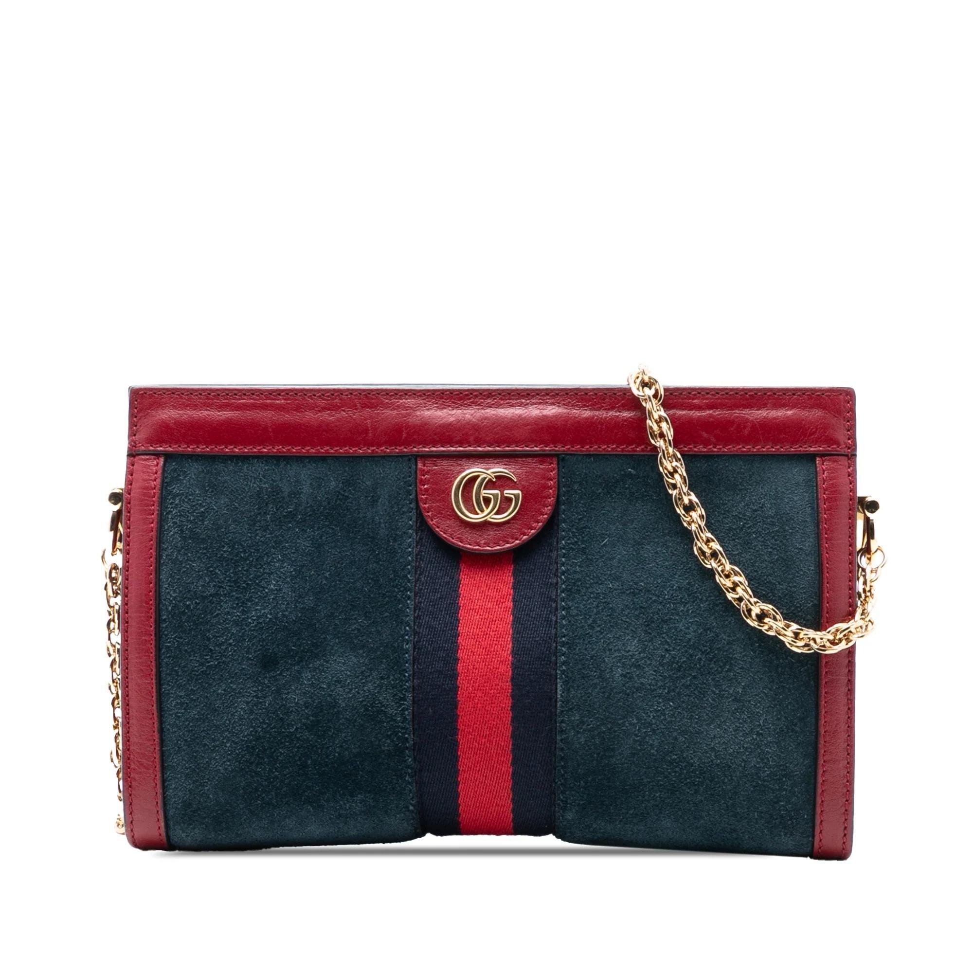 Ophidia leather crossbody bag