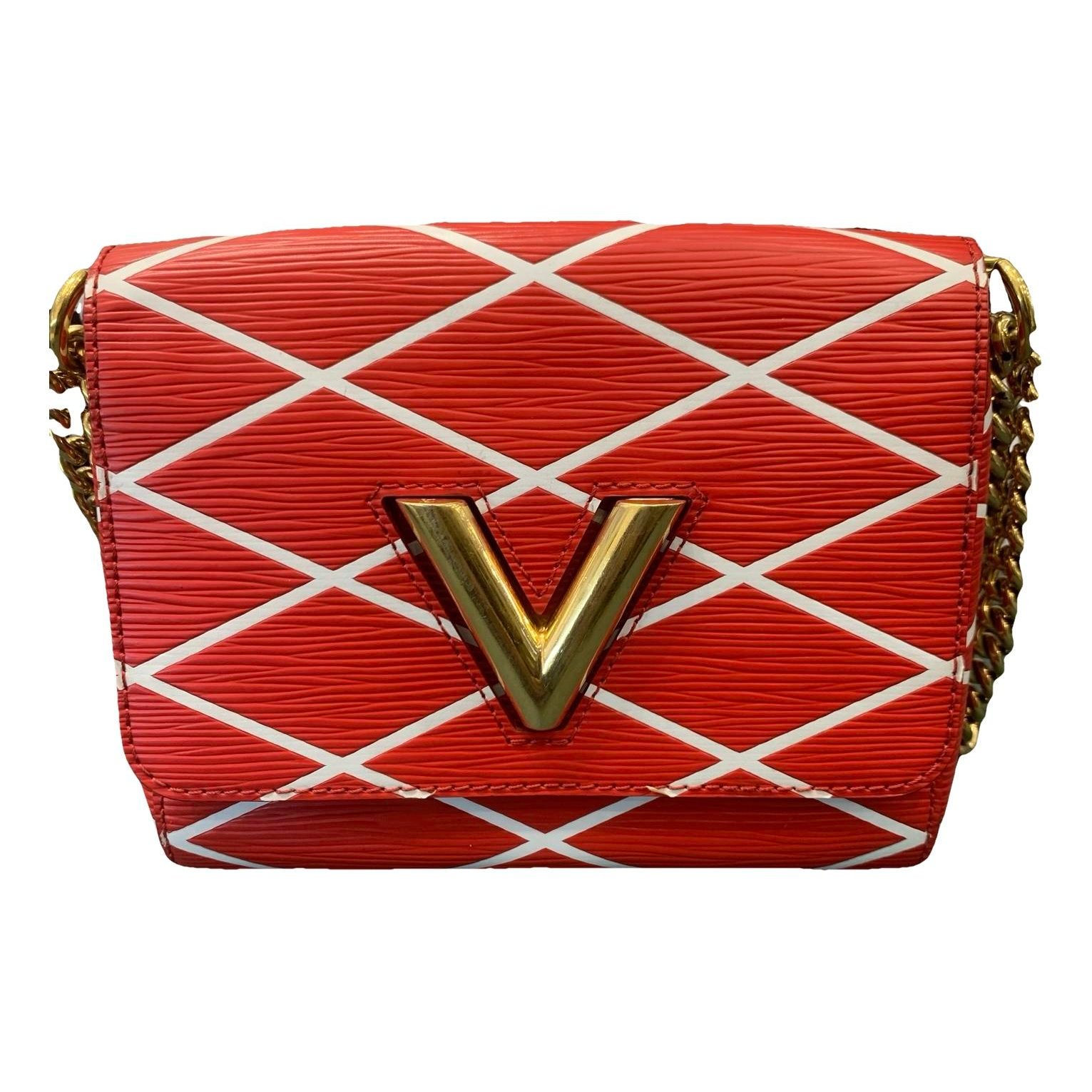 Twist leather handbag