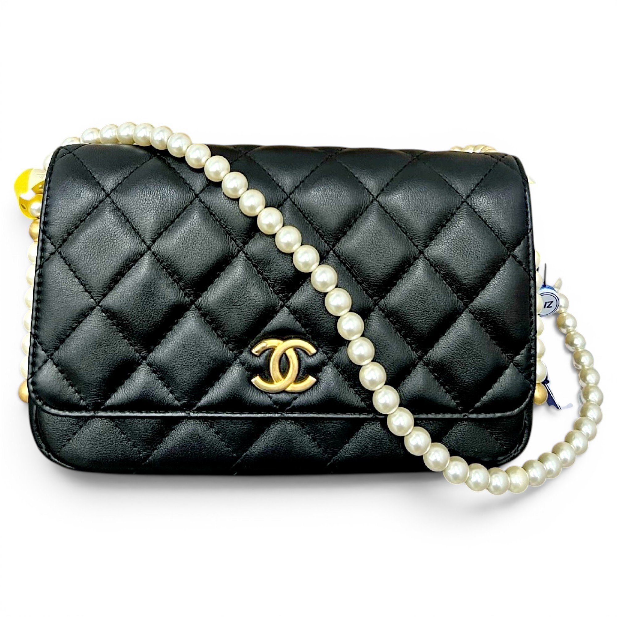 Wallet On Chain leather crossbody bag