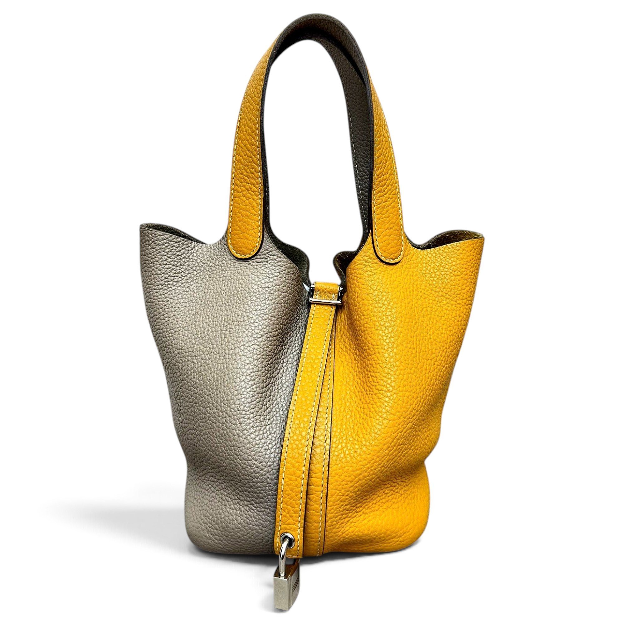 Picotin leather handbag