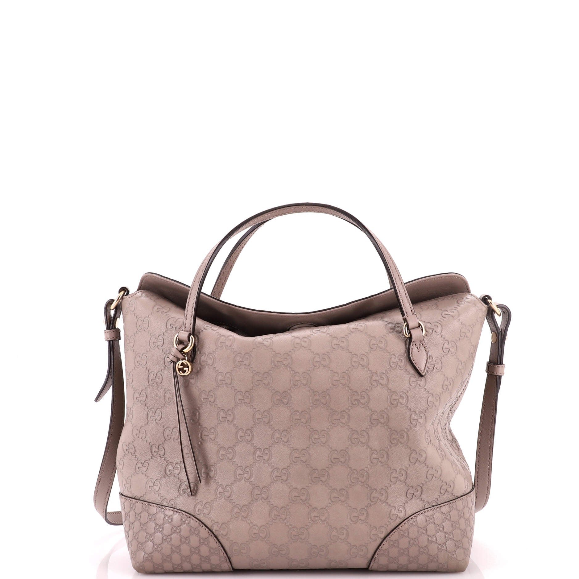 Bree Convertible Top Handle Bag Guccissima Leather Medium