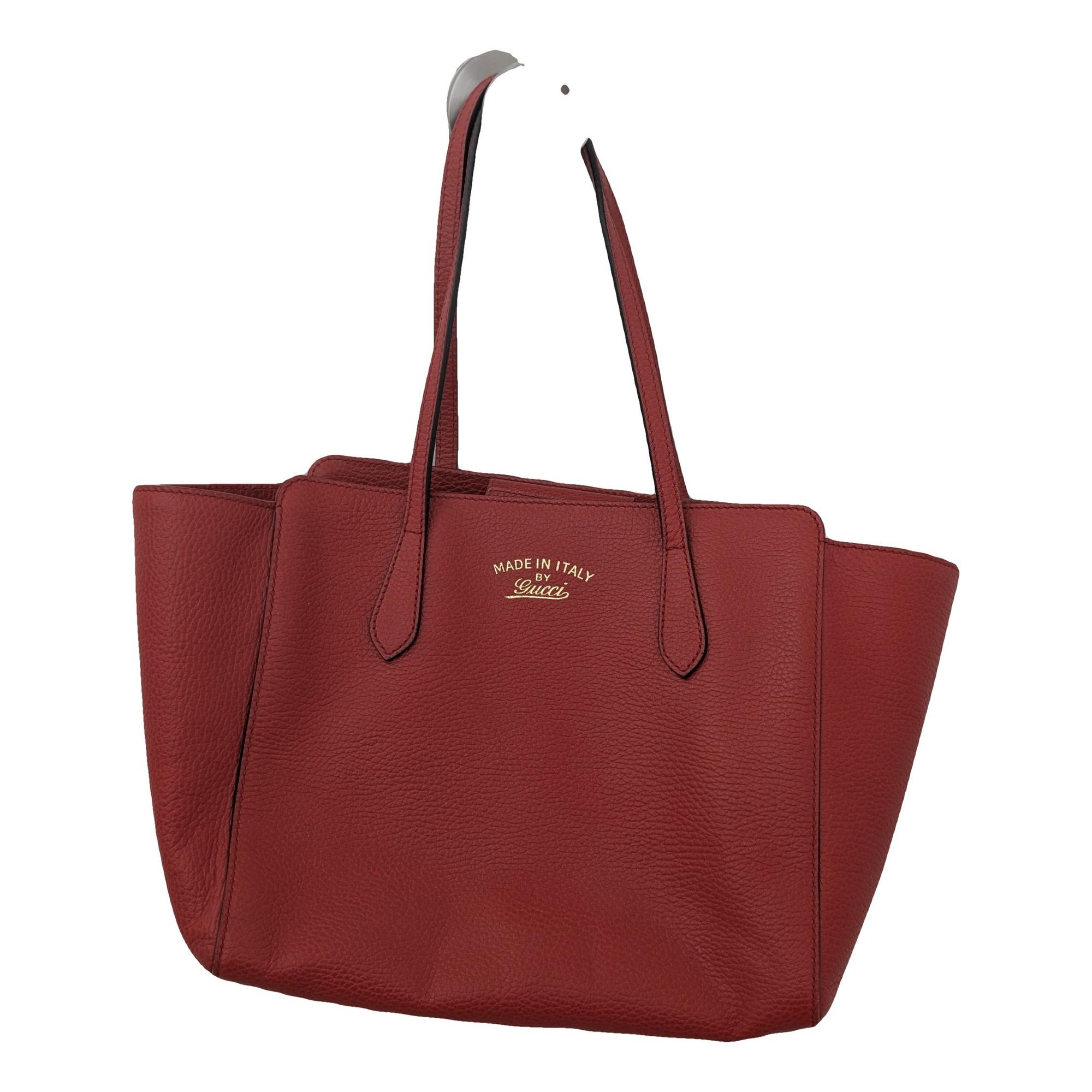 Swing leather tote