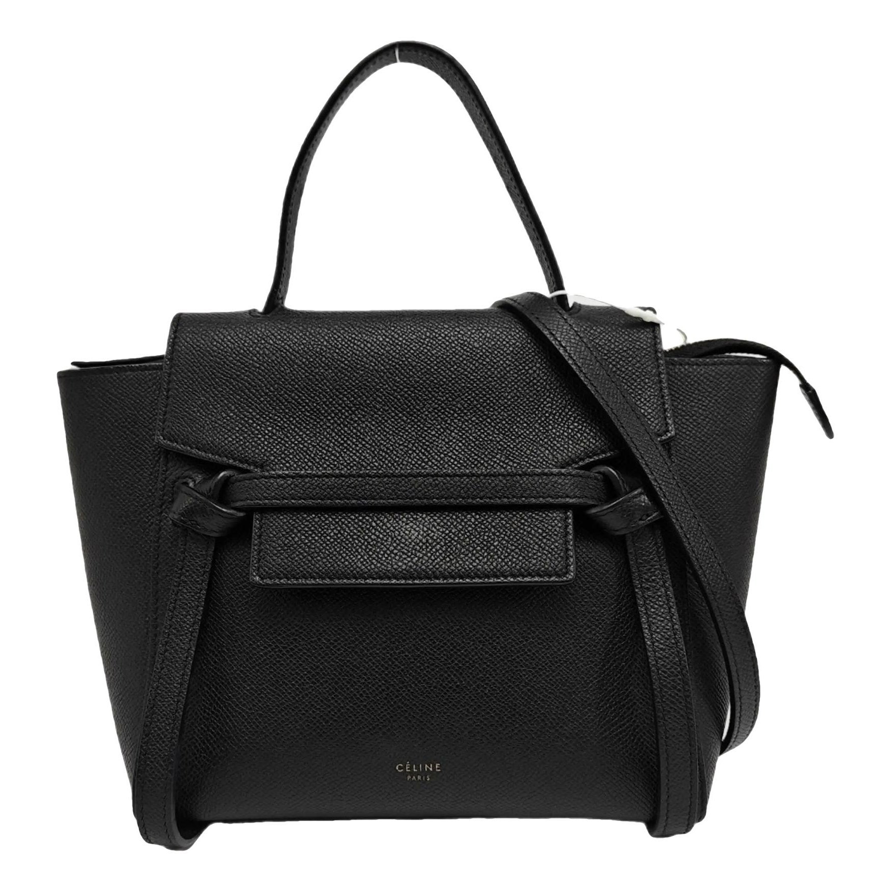 Belt leather crossbody bag