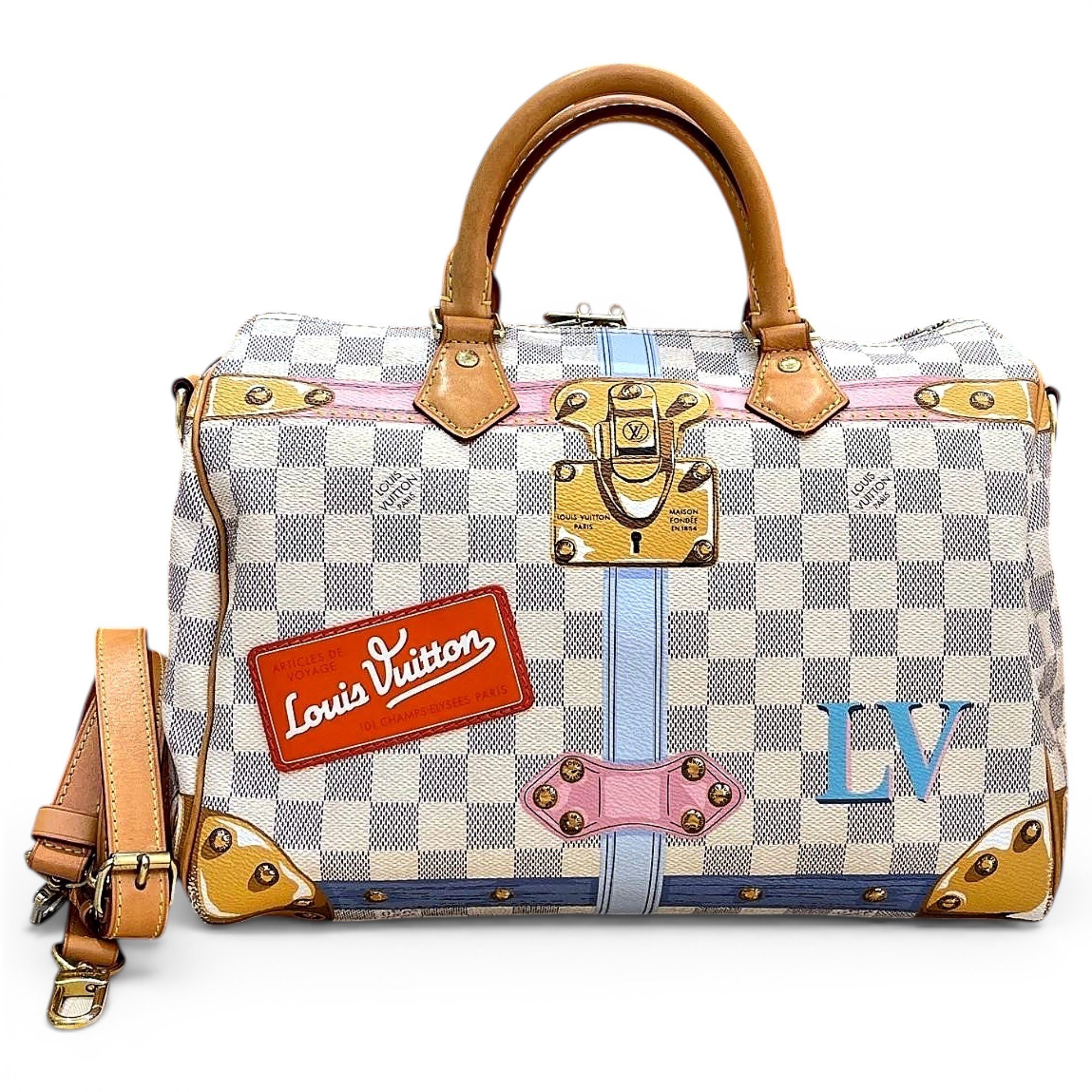 Leather bowling bag