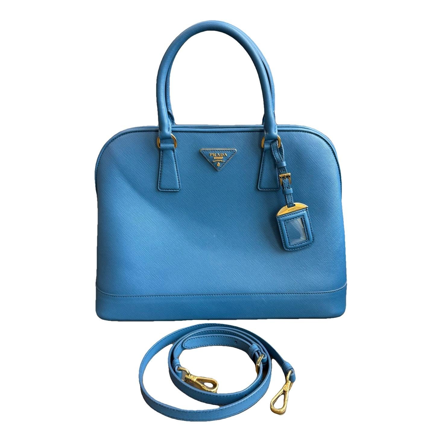 Promenade leather handbag