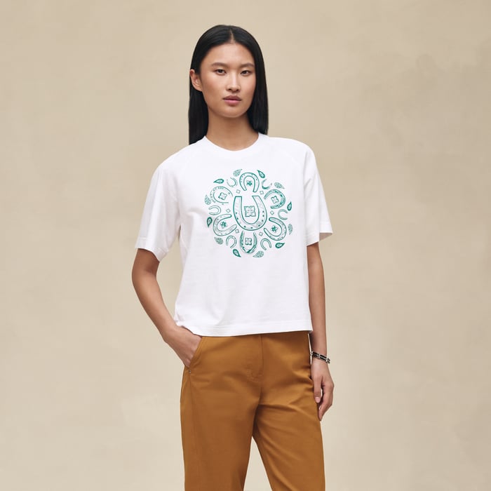 Blanc Maxi Printed T-shirt