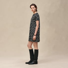 "Maillon Equestre" flared dress