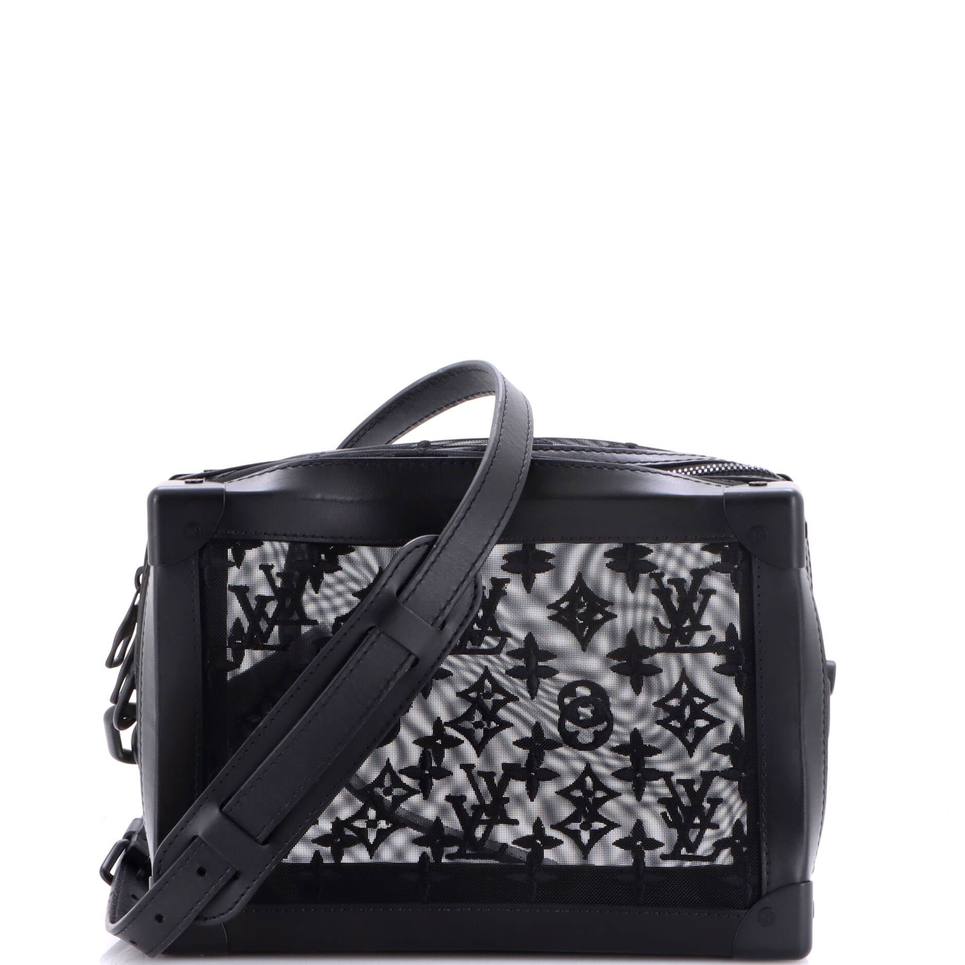 Soft Trunk Bag Monogram See Through Mesh