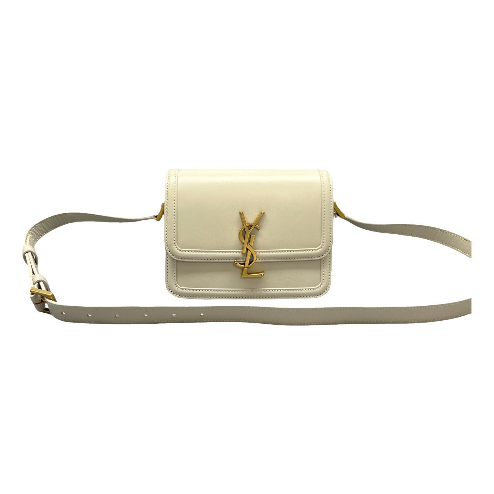 Solférino leather handbag
