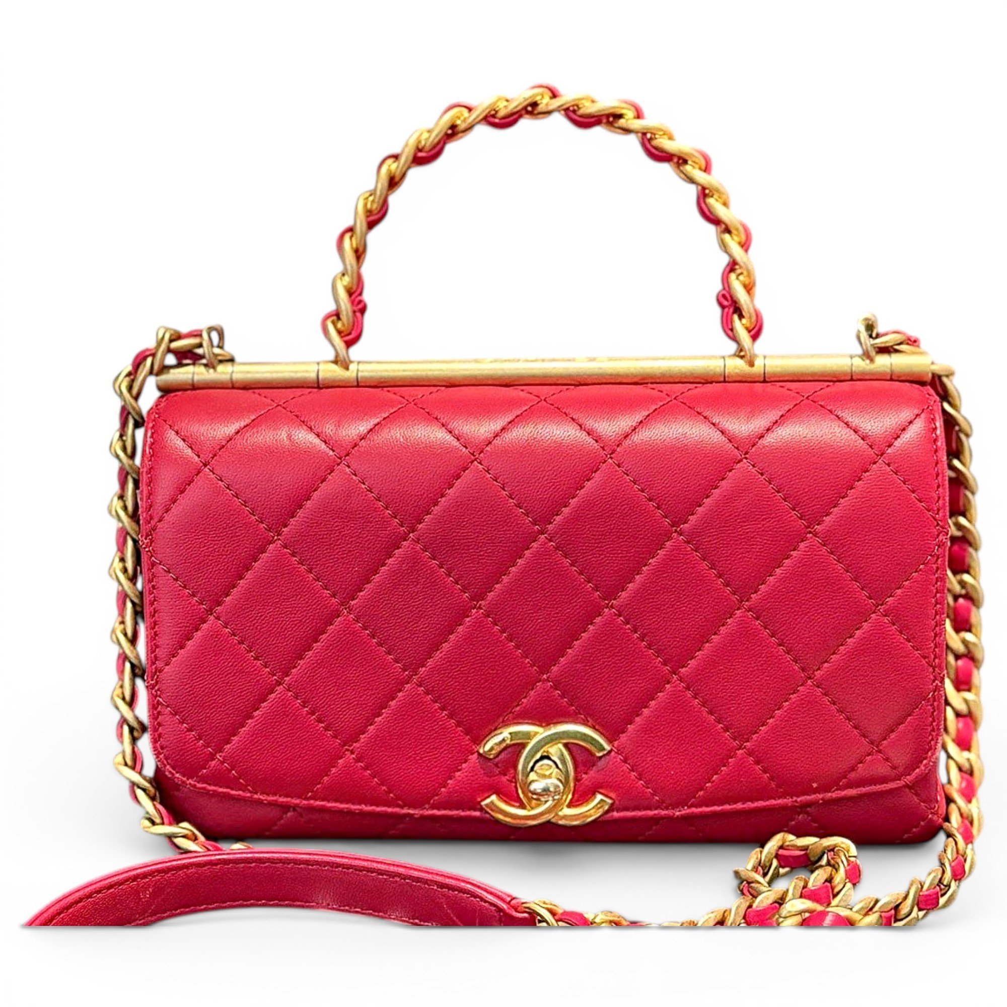 Leather handbag
