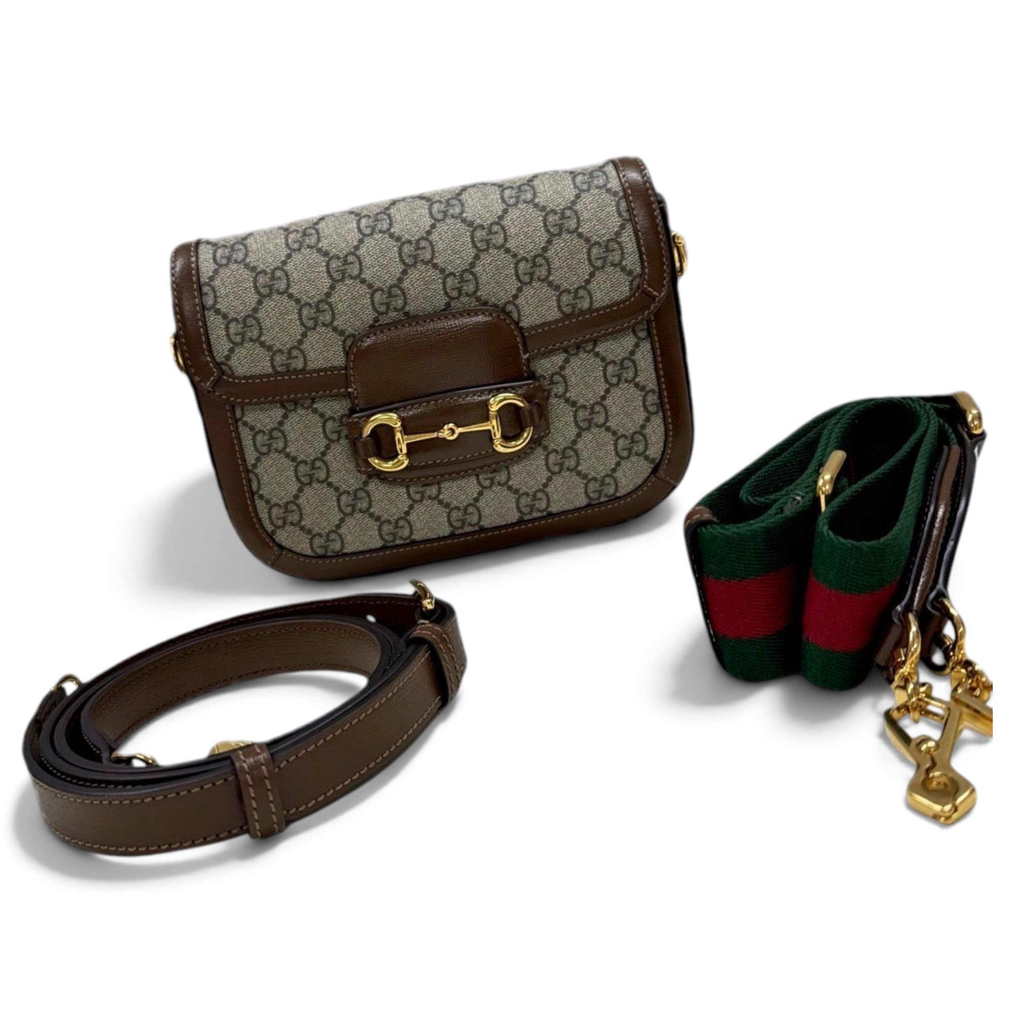 Horsebit 1955 Flap leather handbag