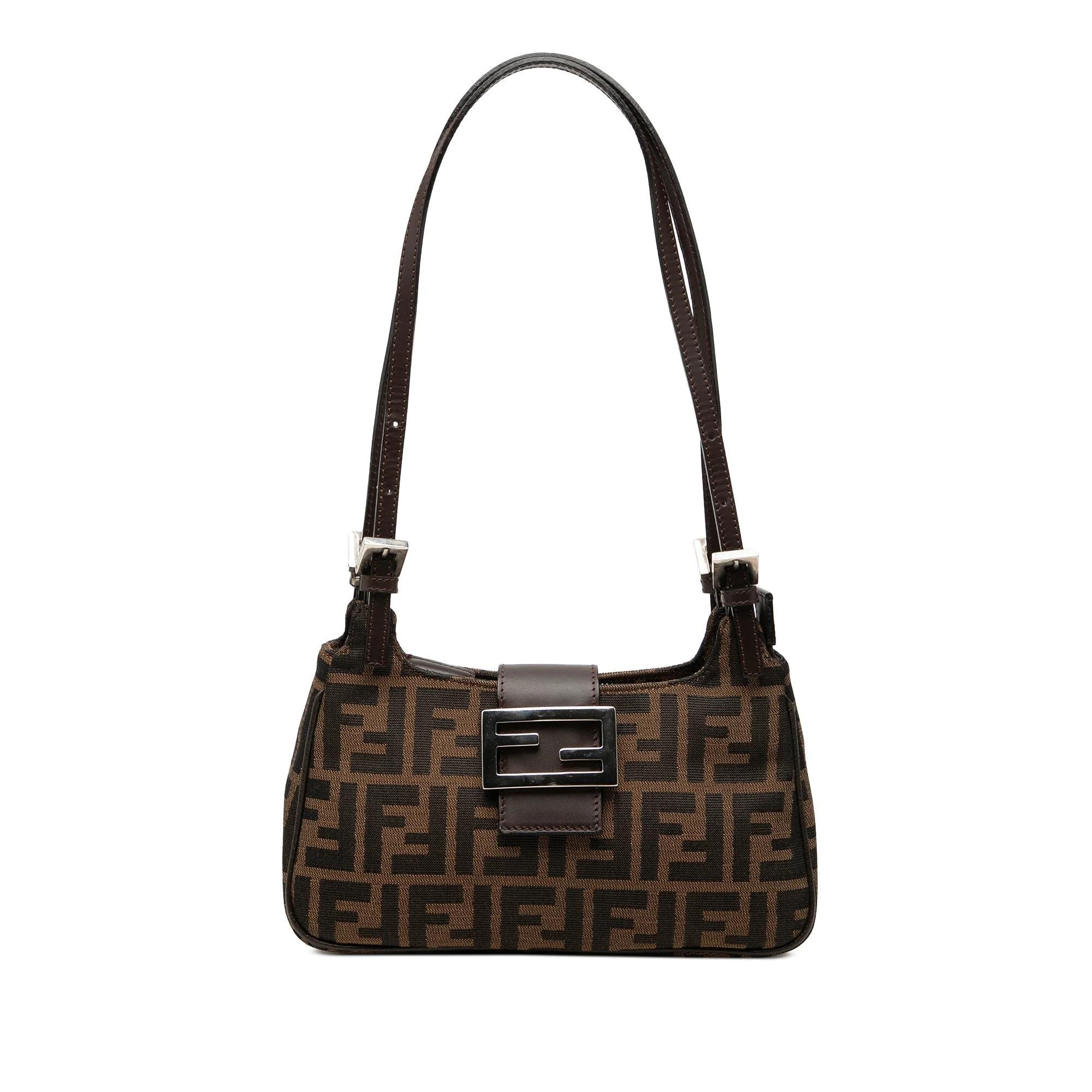 Pocket leather handbag