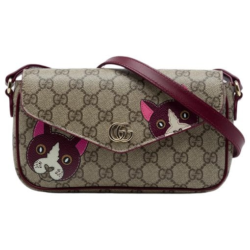 Ophidia cloth crossbody bag